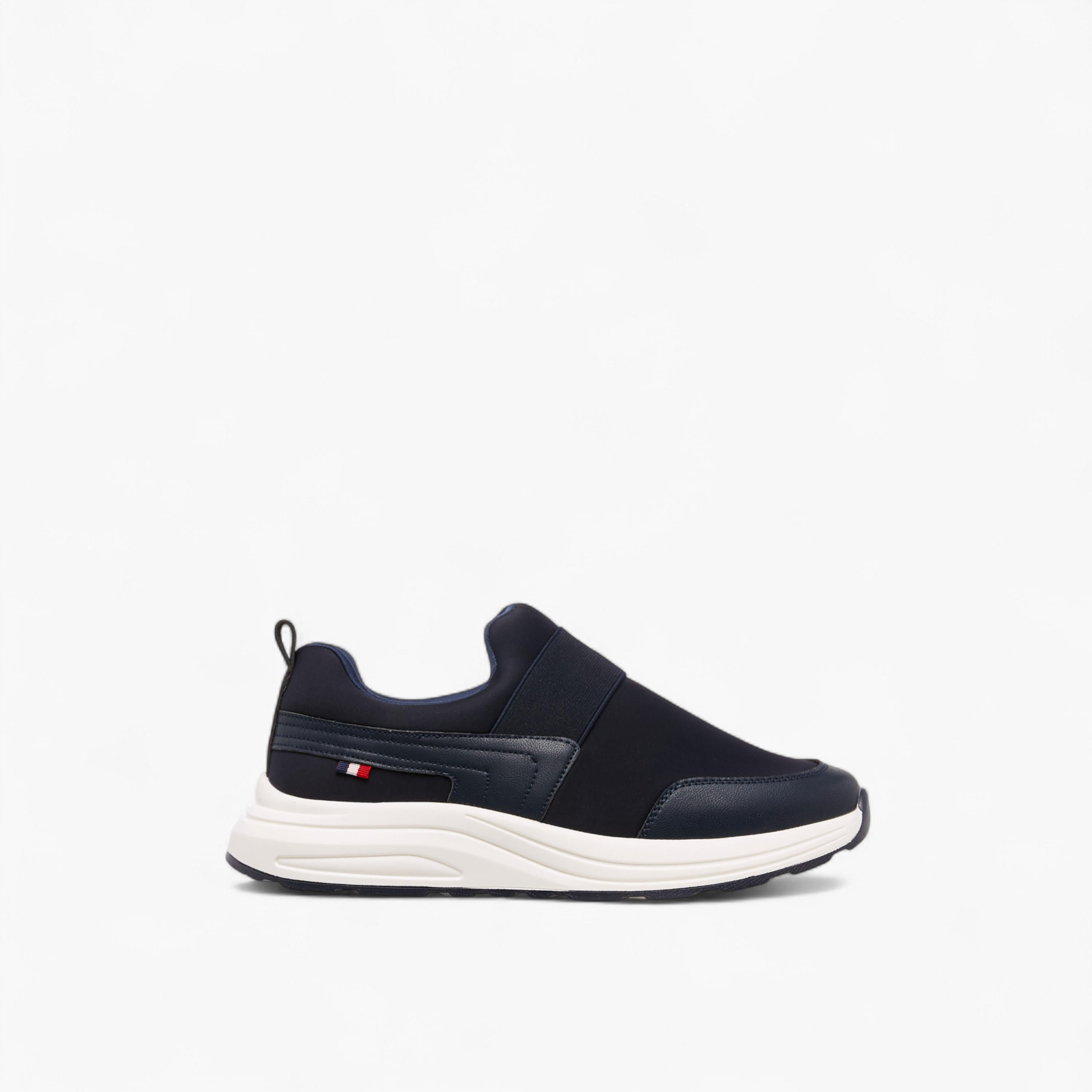 Lee Cooper Men Panelled Slip-On Sneakers-men-shoes-sneakers-image-3