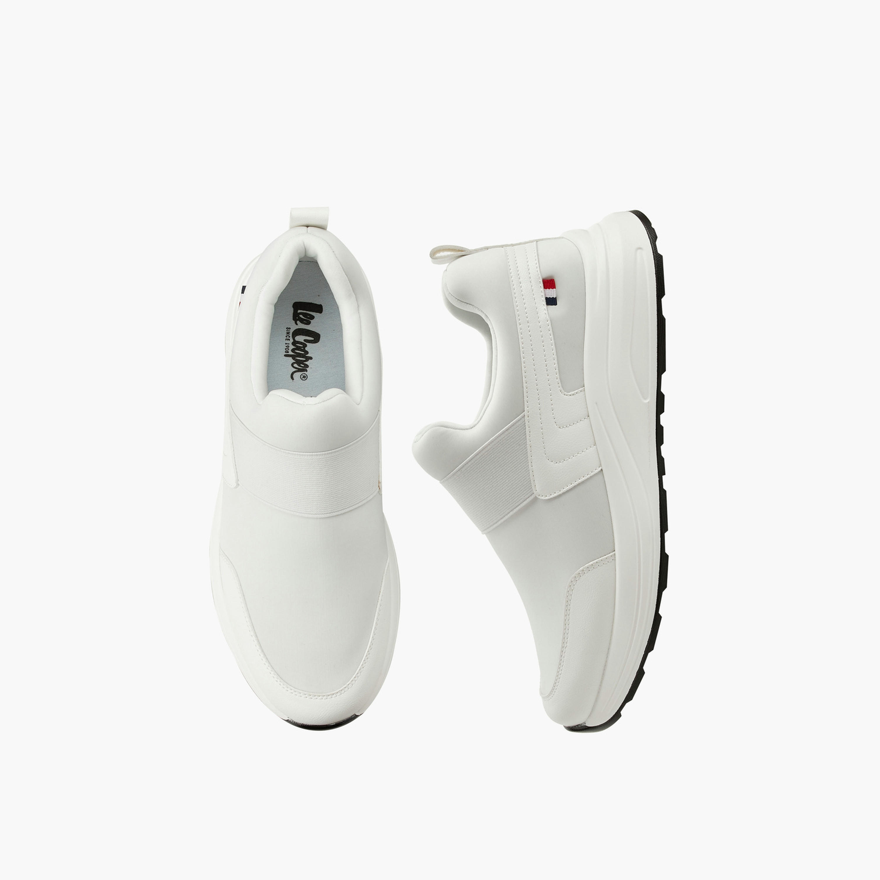 Lee Cooper Men Panelled Slip-On Sneakers-men-shoes-sneakers-image-1