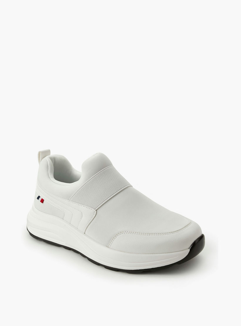Lee Cooper Men Panelled Slip-On Sneakers-men-shoes-sneakers-image-2