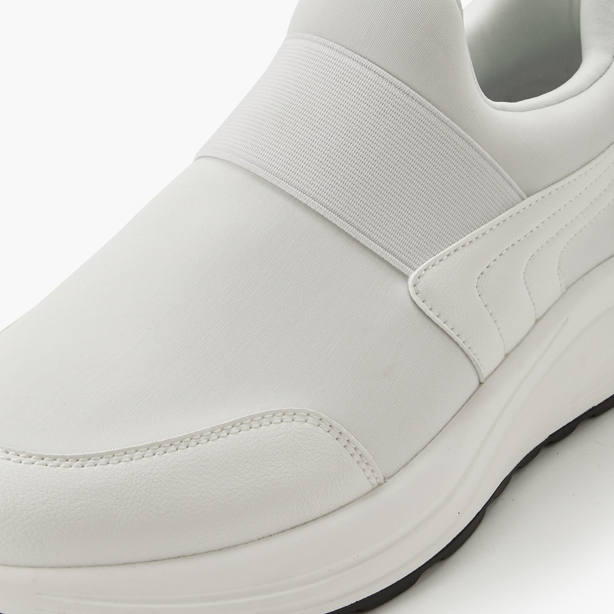 Lee Cooper Men Panelled Slip-On Sneakers-men-shoes-sneakers-image-4