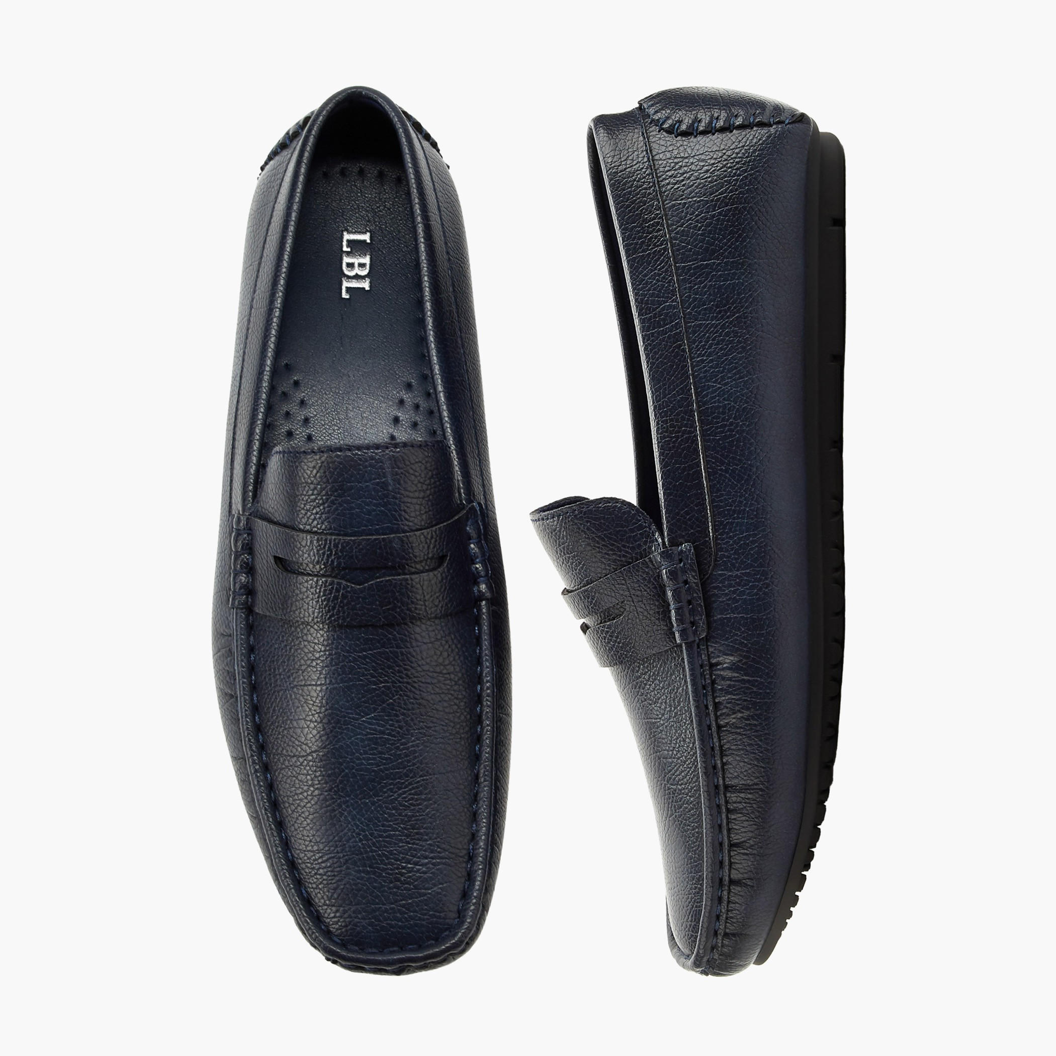 LBL by Shoexpress Men Textured Loafers-men-shoes-loafersandmoccasins-image-1