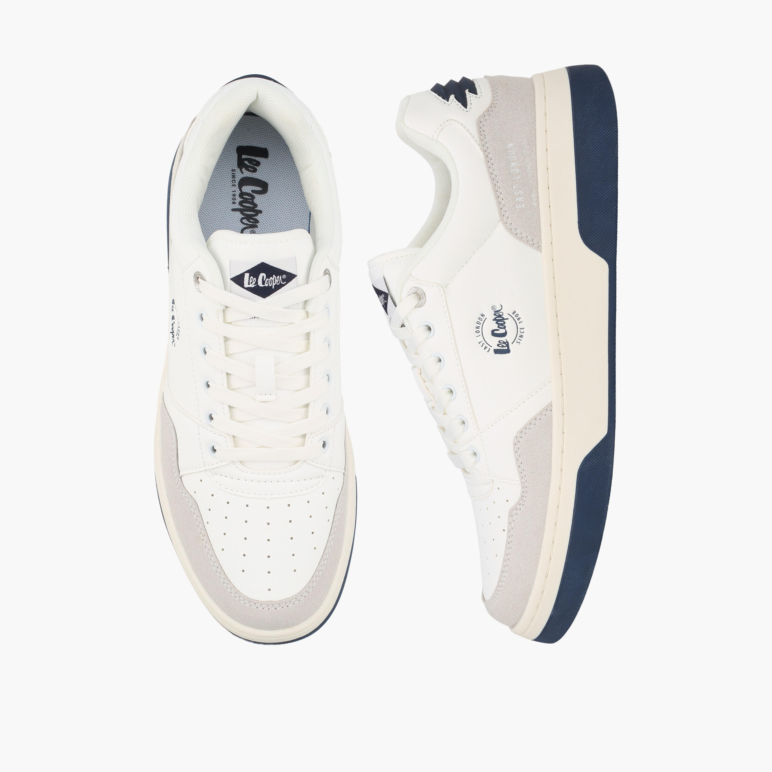 حذاء سنيكرز كاحل برباط وألواح للرجال من لي كوبر-men-shoes-sneakers-image-1