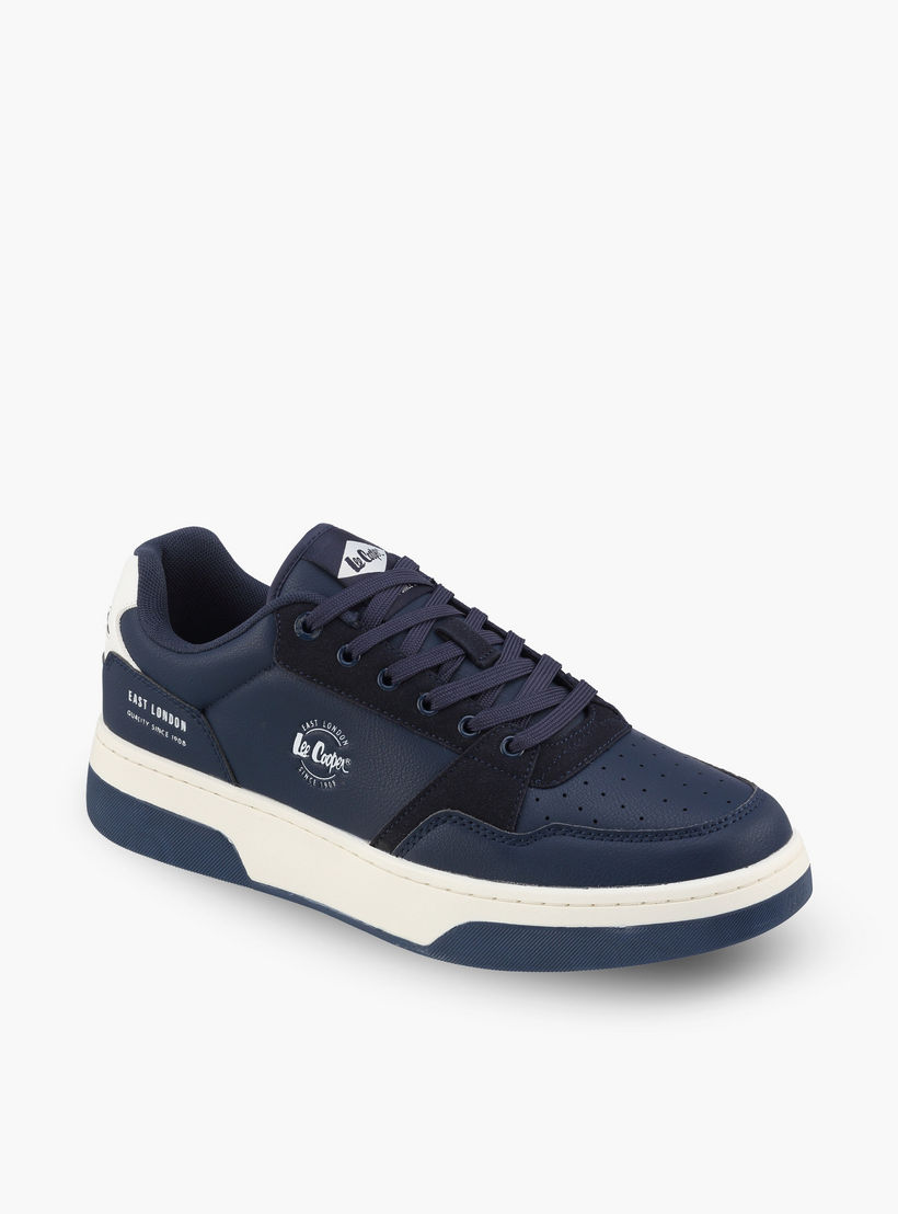 حذاء سنيكرز كاحل برباط وألواح للرجال من لي كوبر-men-shoes-sneakers-image-2