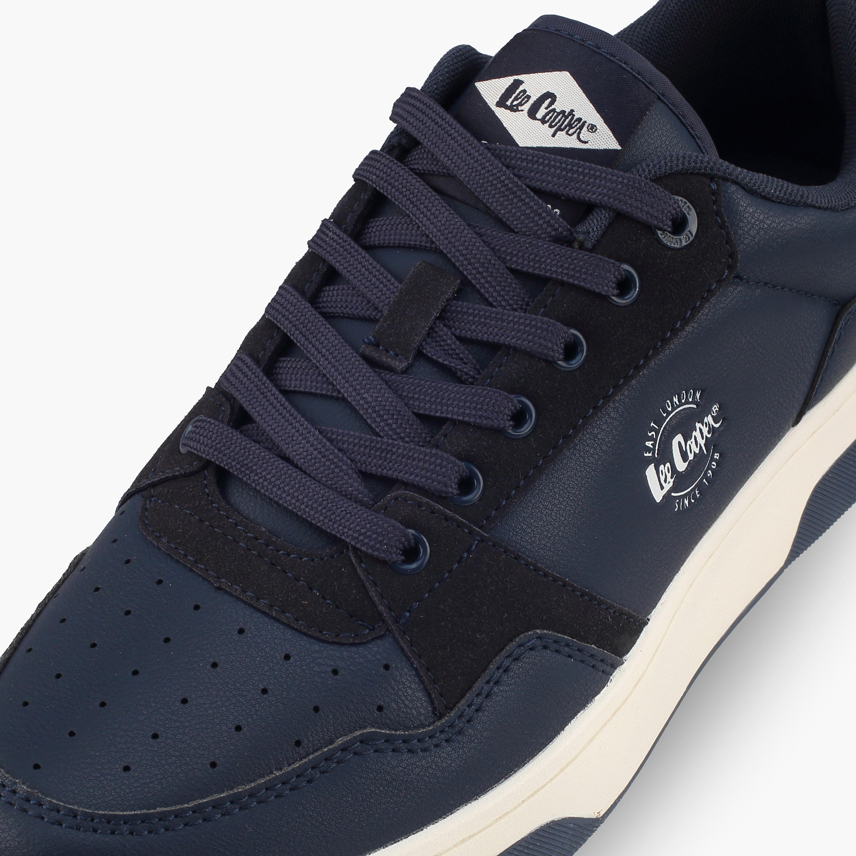 حذاء سنيكرز كاحل برباط وألواح للرجال من لي كوبر-men-shoes-sneakers-image-4