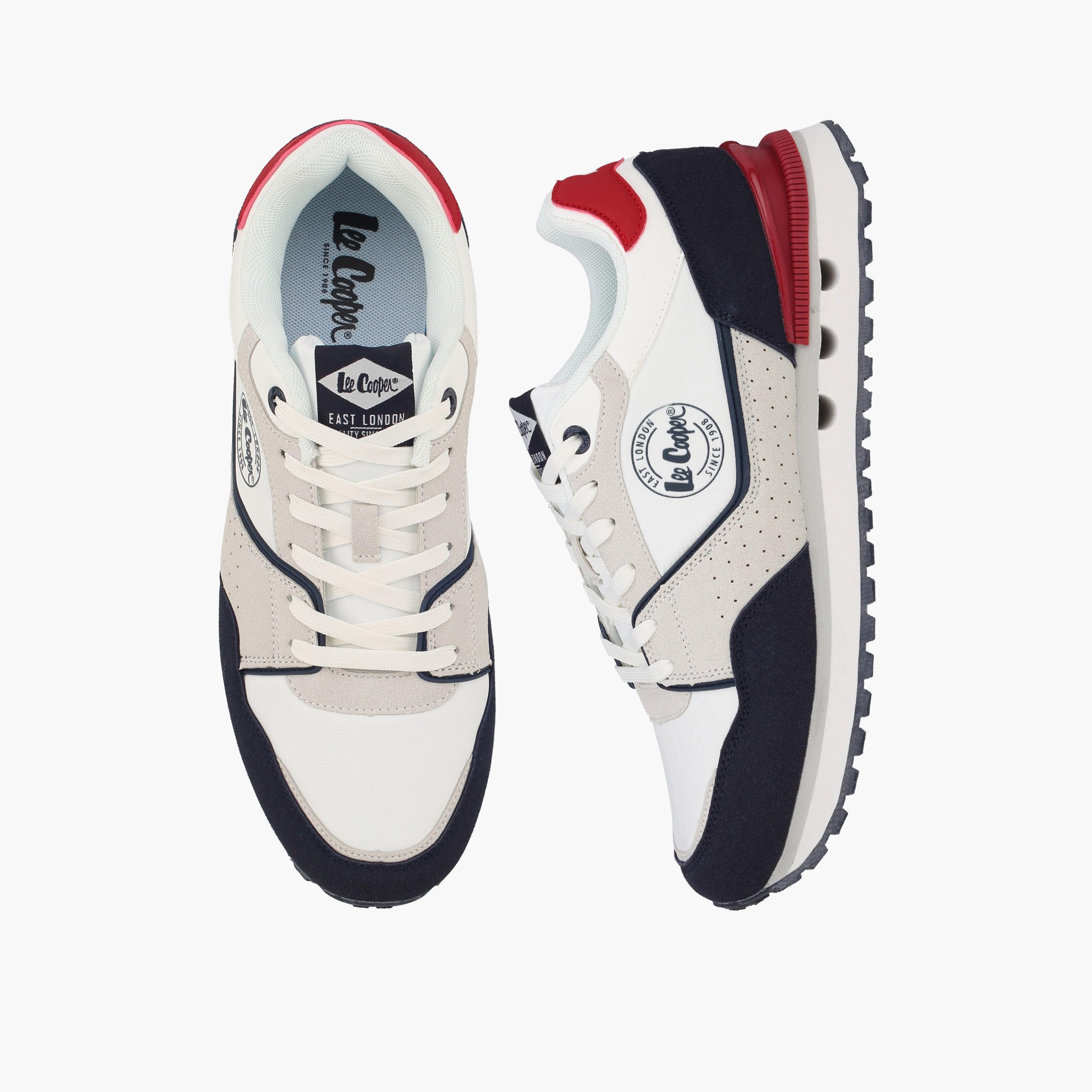 Lee Cooper Men Colourblock Lace-Up Ankle Sneakers-men-shoes-sneakers-image-1
