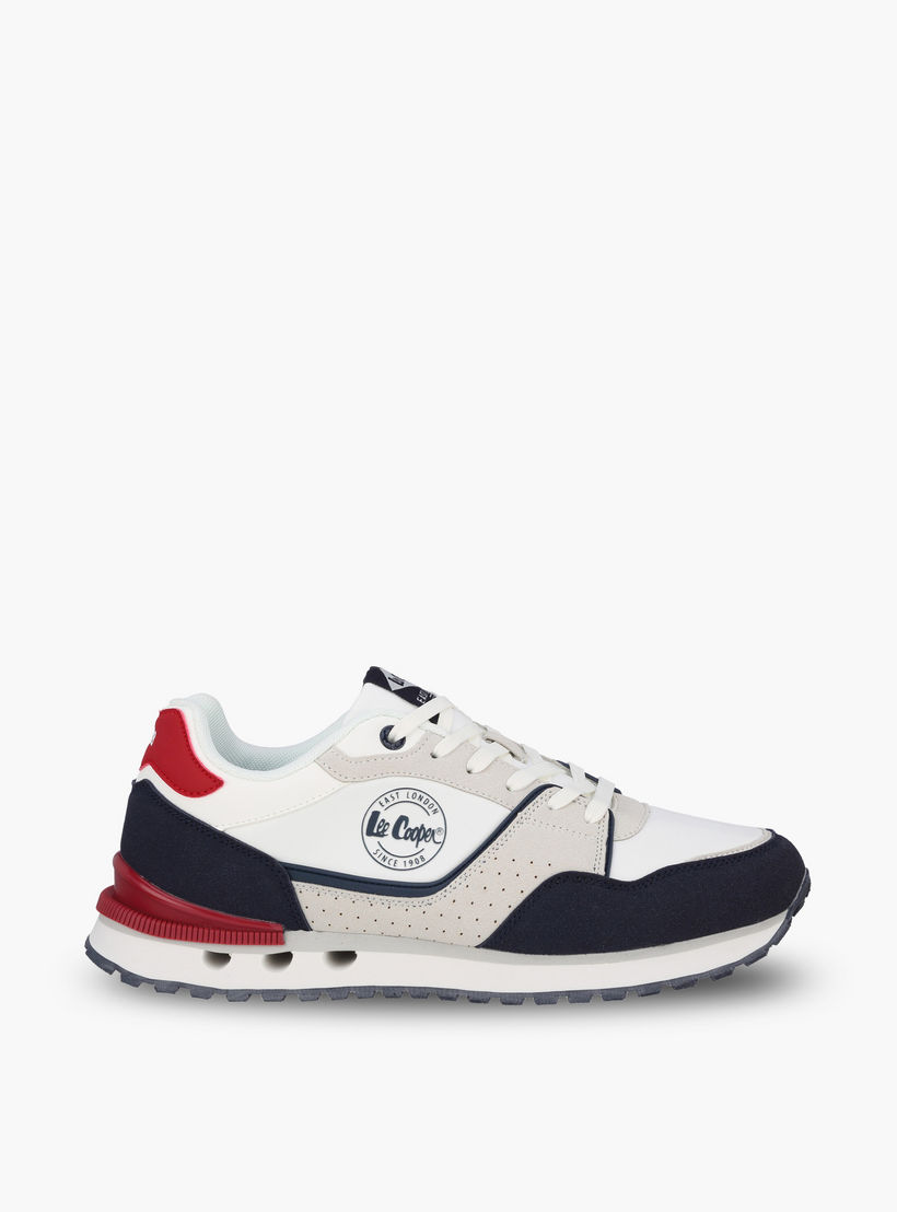 Lee Cooper Men Colourblock Lace-Up Ankle Sneakers-men-shoes-sneakers-image-3