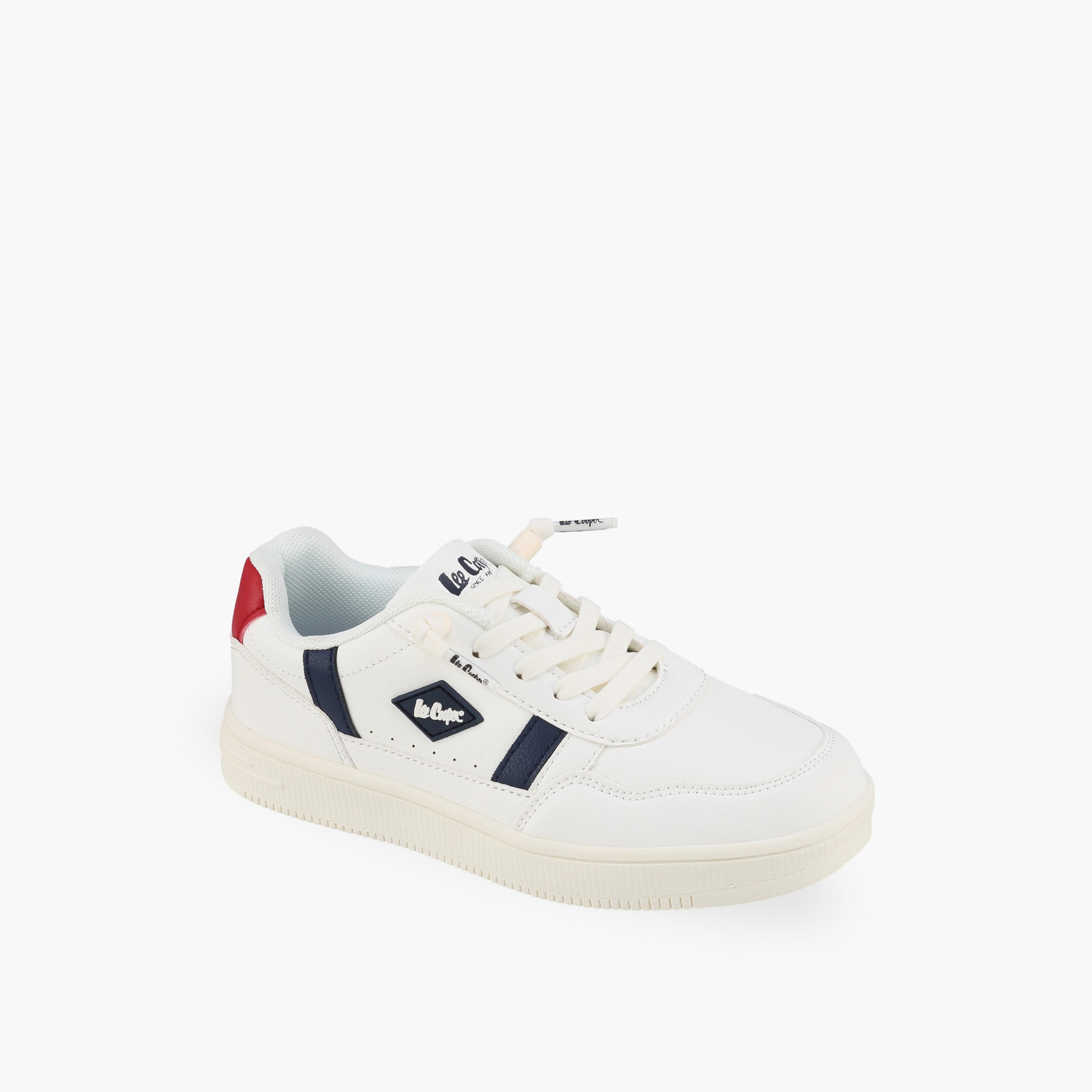 Lee Cooper Boys Logo Lace-Up Sneakers-boys-shoes-sneakers-image-2