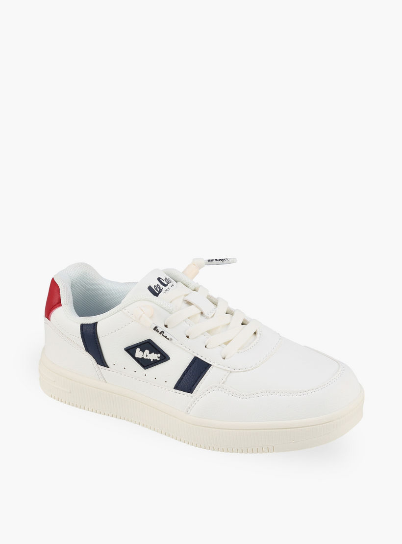 Lee Cooper Boys Logo Lace-Up Sneakers-boys-shoes-sneakers-image-2