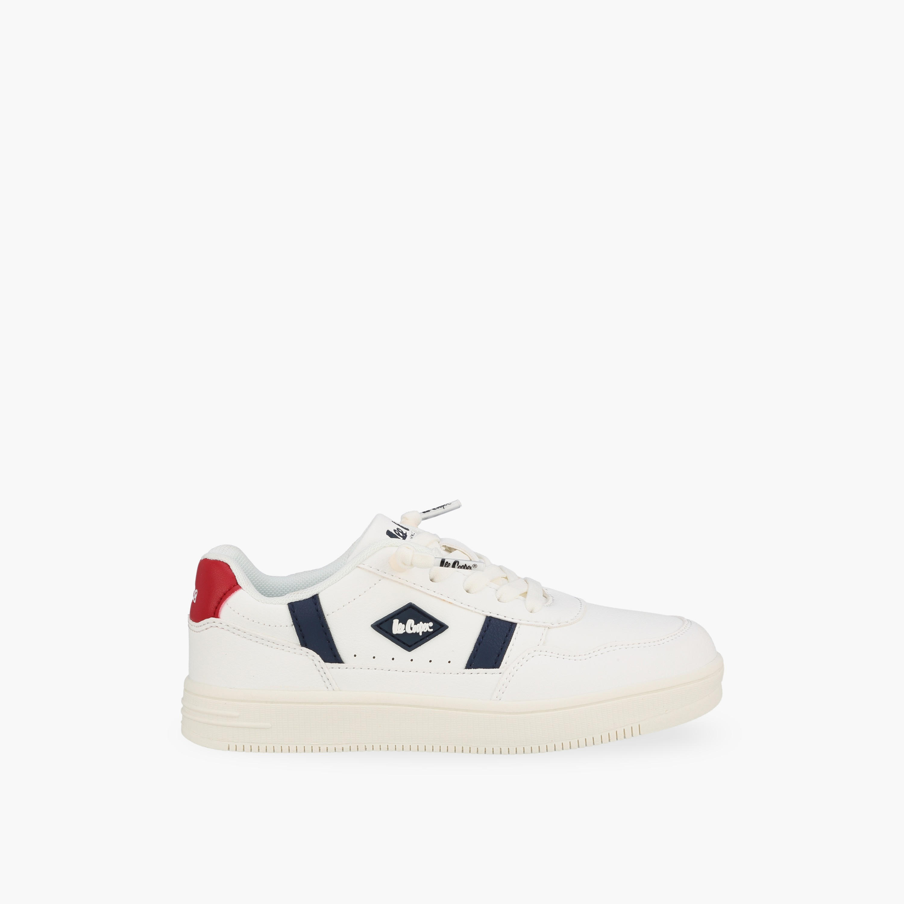 Lee Cooper Boys Logo Lace-Up Sneakers-boys-shoes-sneakers-image-3