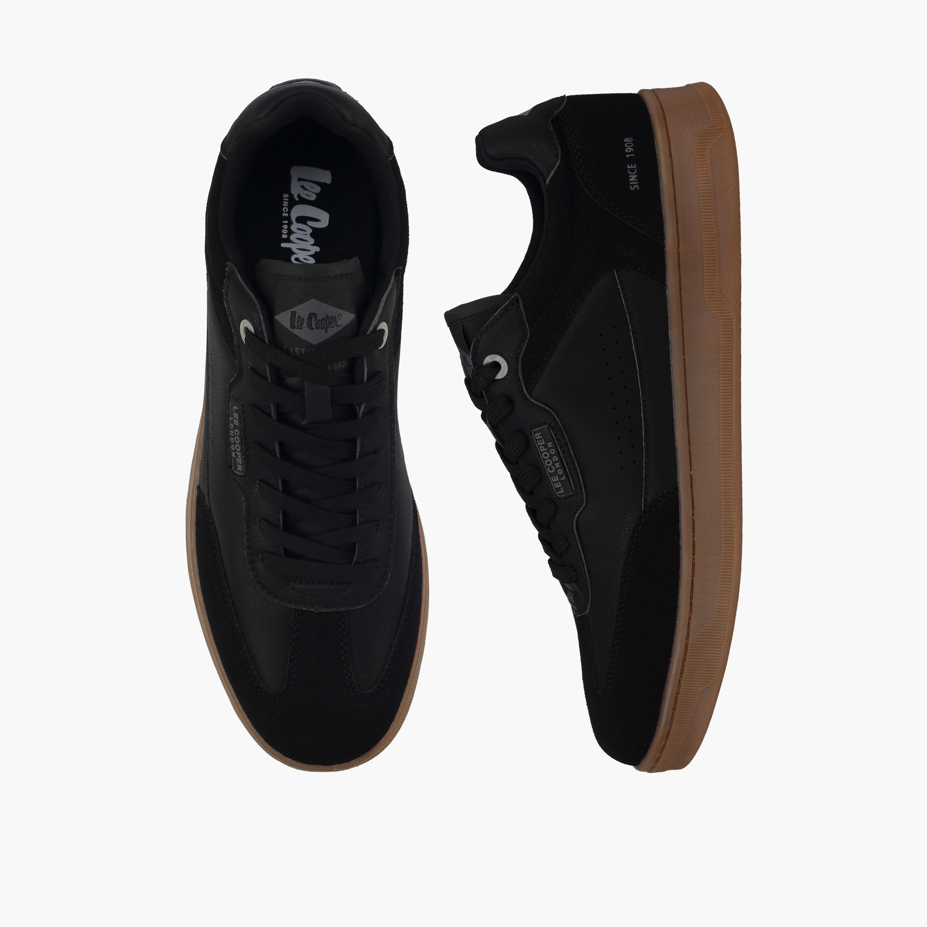 Lee Cooper Men Colourblock Lace-Up Sneakers-men-shoes-sneakers-image-1
