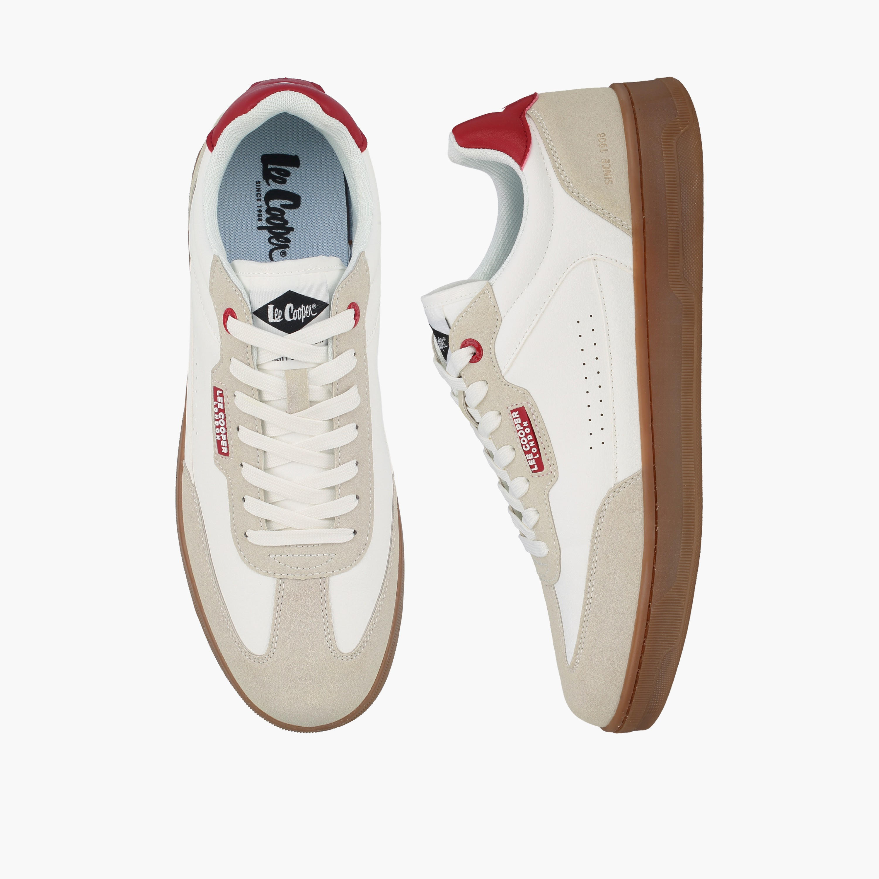 حذاء سنيكرز برباط وقوالب ملونة للرجال من لي كوبر-men-shoes-sneakers-image-1