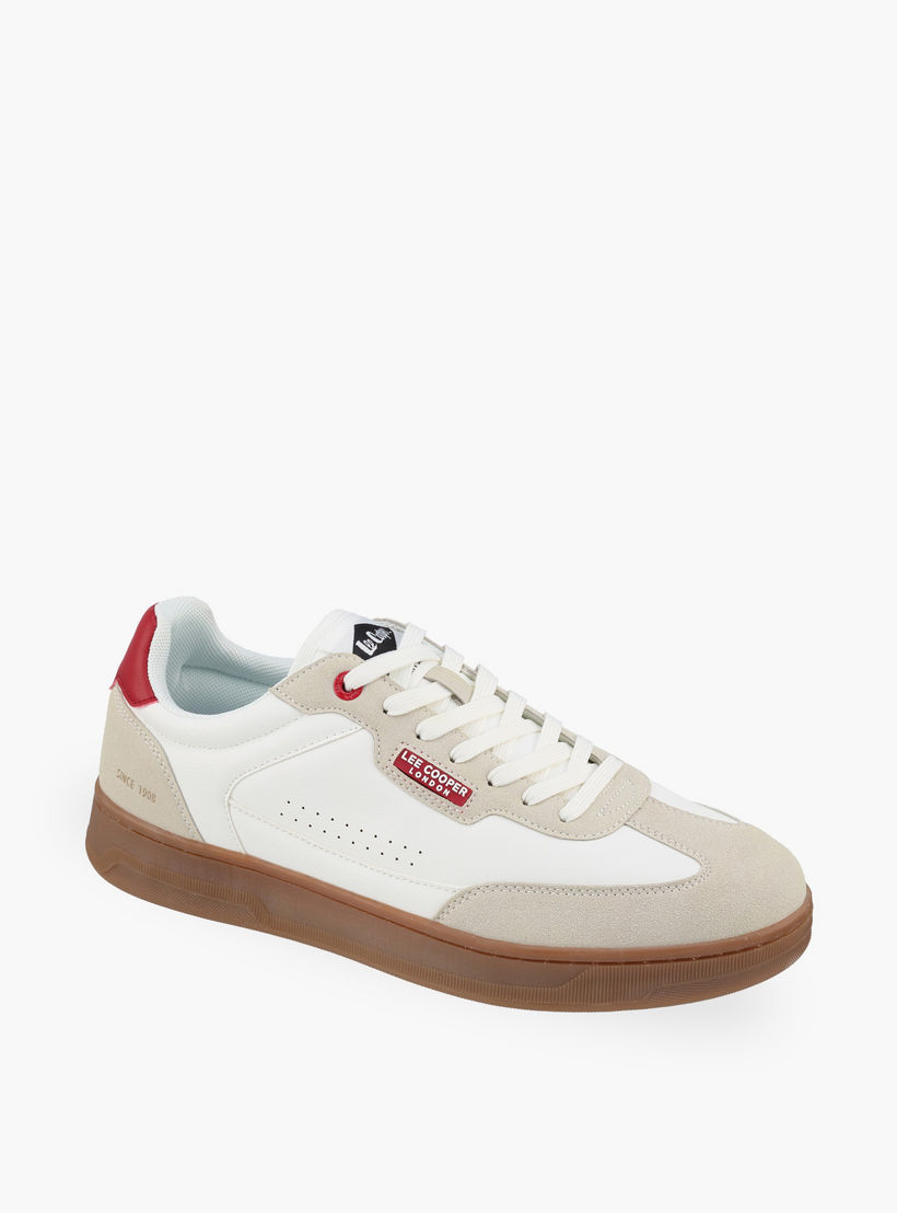 حذاء سنيكرز برباط وقوالب ملونة للرجال من لي كوبر-men-shoes-sneakers-image-2