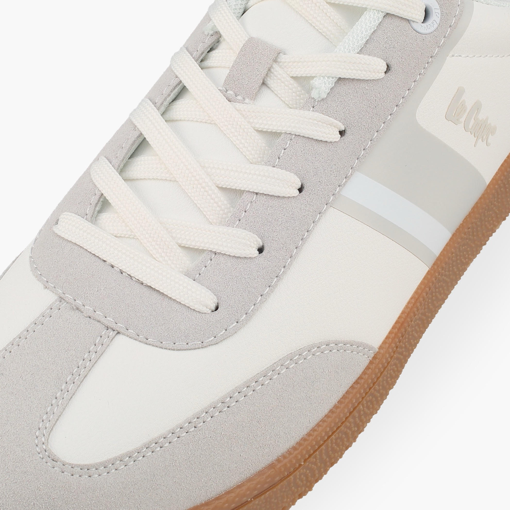 Lee Cooper Men Panelled Logo Lace-Up Sneakers-men-shoes-sneakers-image-4