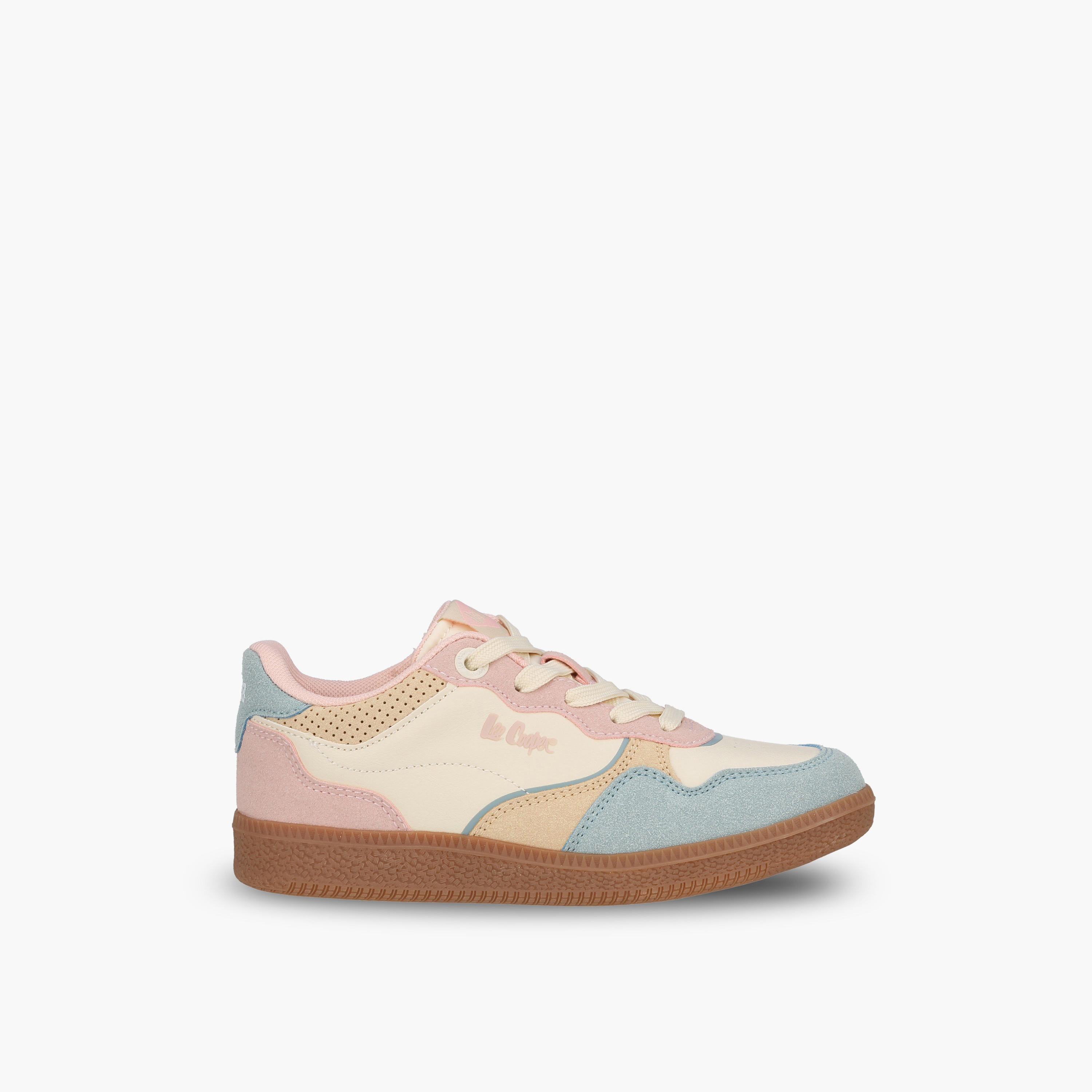 حذاء سنيكرز طول الكاحل برباط للبنات من لي كوبر-girls-shoes-sneakers-image-3