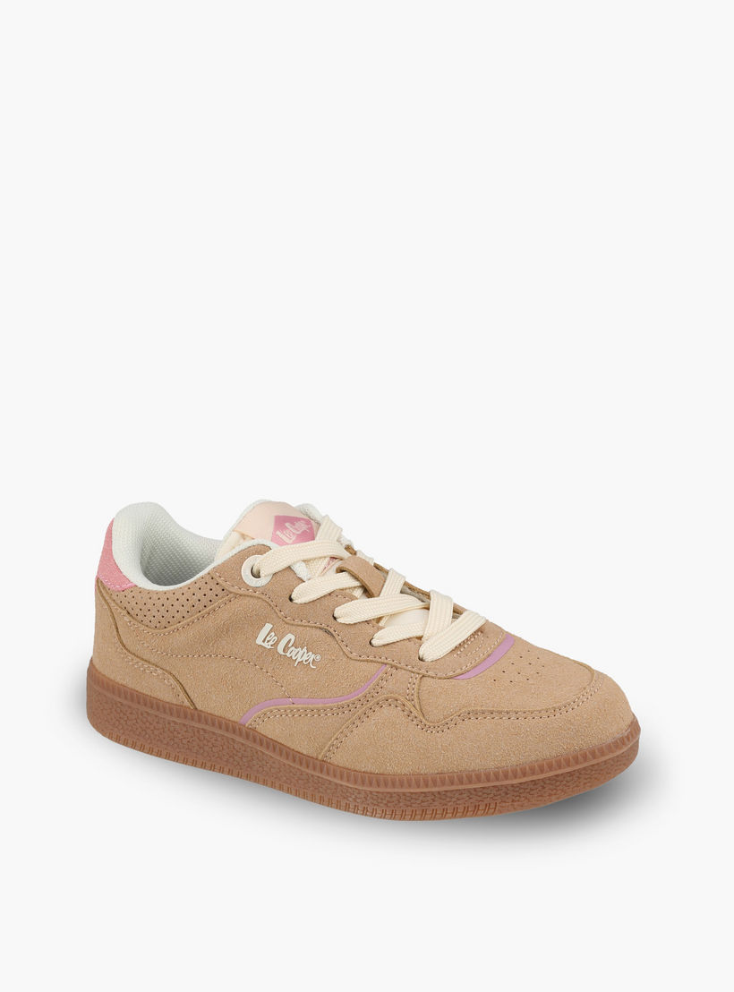 حذاء سنيكرز طول الكاحل برباط للبنات من لي كوبر-girls-shoes-sneakers-image-2