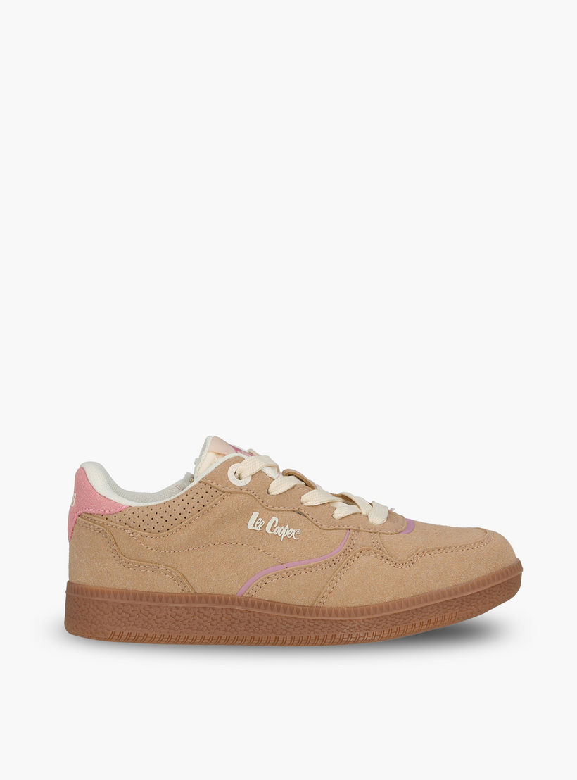 حذاء سنيكرز طول الكاحل برباط للبنات من لي كوبر-girls-shoes-sneakers-image-3