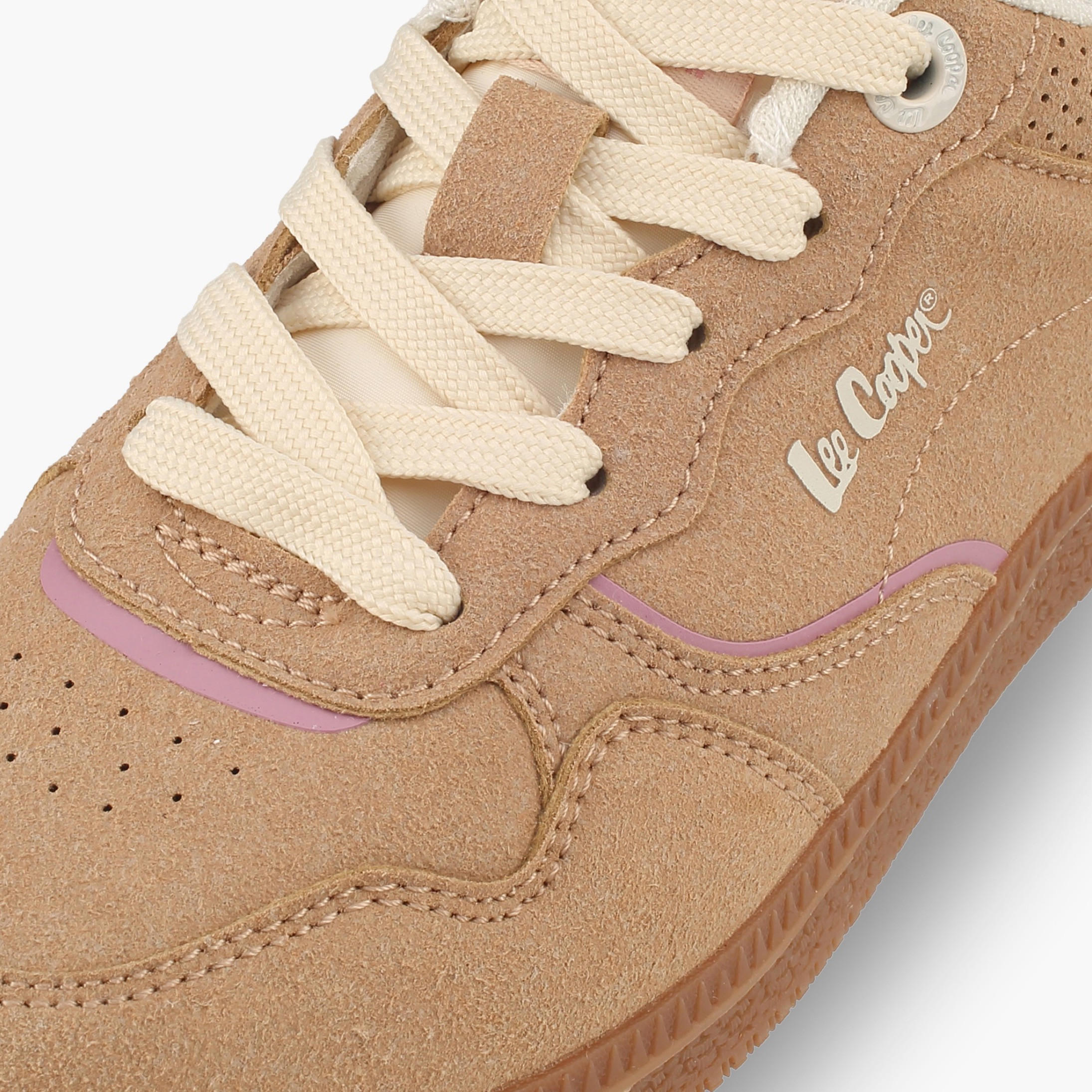 حذاء سنيكرز طول الكاحل برباط للبنات من لي كوبر-girls-shoes-sneakers-image-4