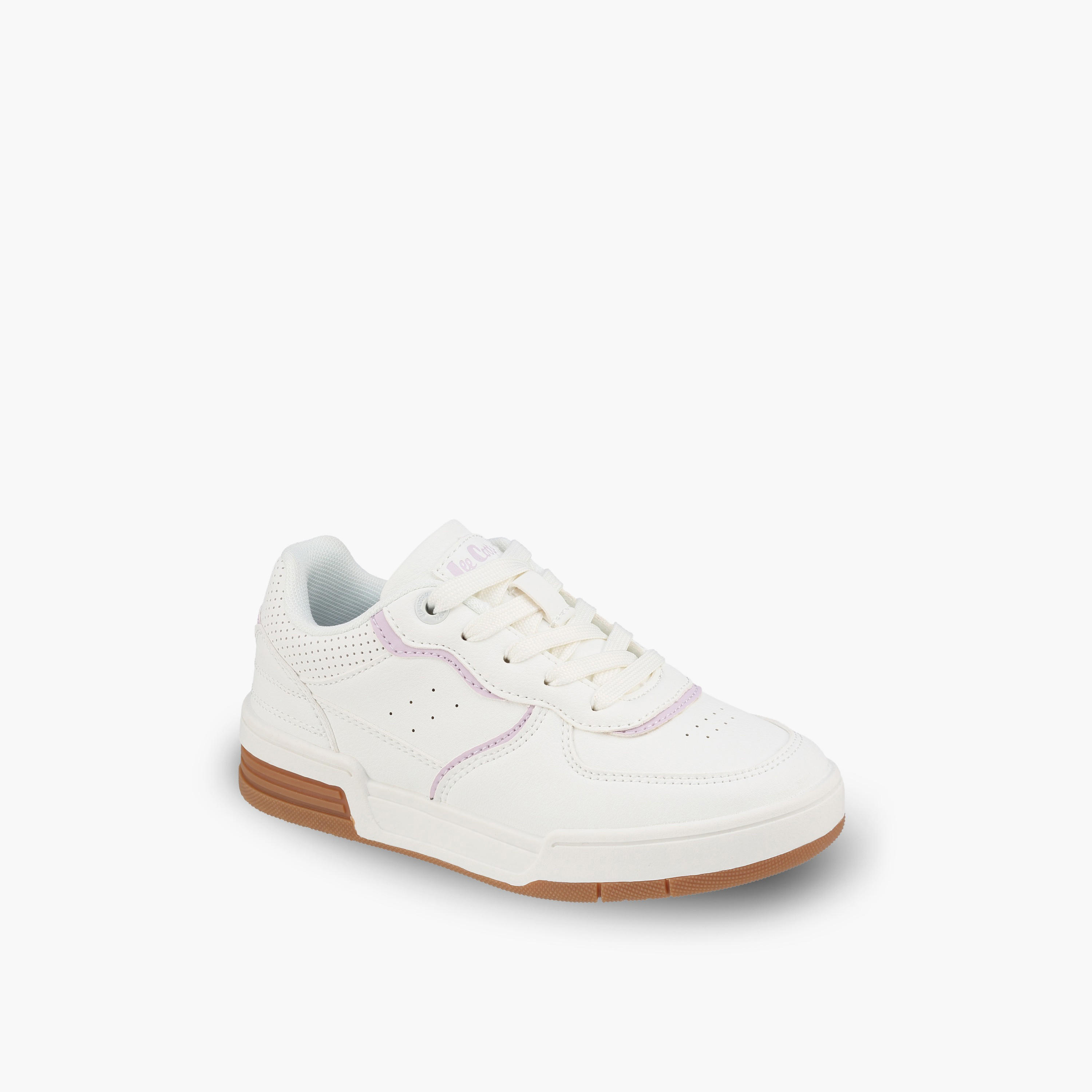 حذاء سنيكرز بطول الكاحل ورباط إغلاق للبنات من لي كوبر-girls-shoes-sneakers-image-2