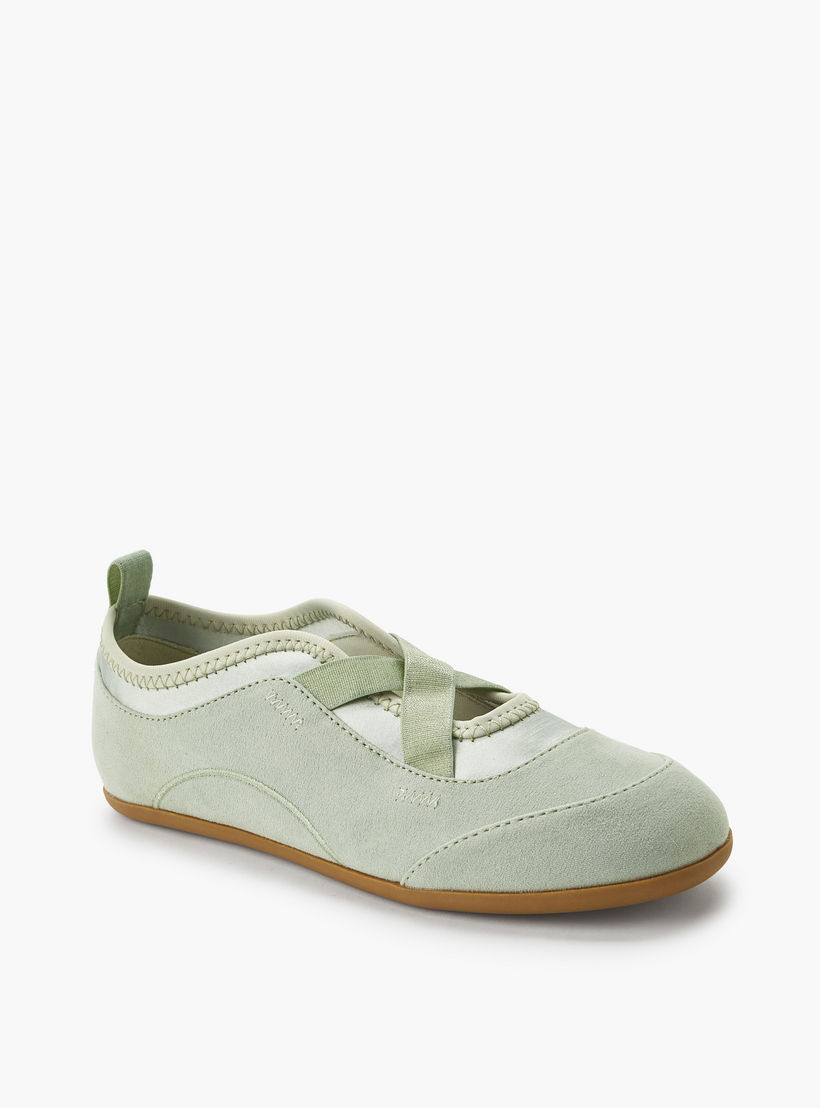 حذاء باليرينا بأحزمة متقاطعة للبنات من ليتل ميسي-girls-shoes-ballerinas-image-2