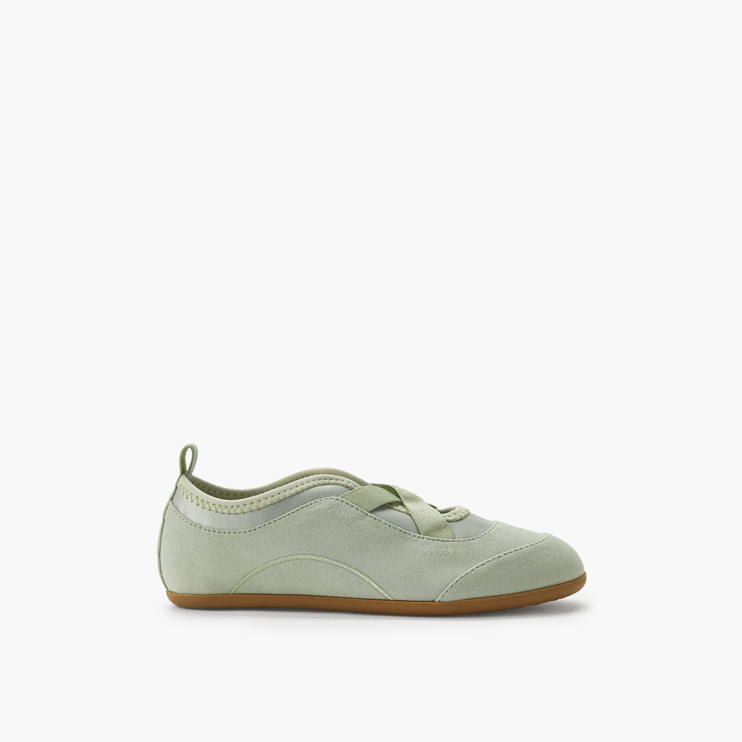 حذاء باليرينا بأحزمة متقاطعة للبنات من ليتل ميسي-girls-shoes-ballerinas-image-3