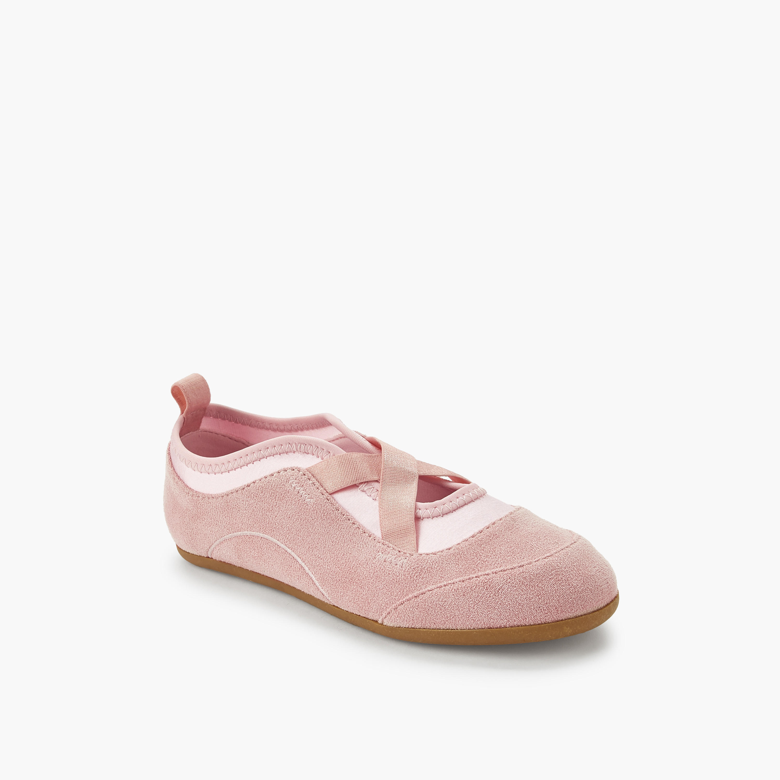 حذاء باليرينا بأحزمة متقاطعة للبنات من ليتل ميسي-girls-shoes-ballerinas-image-2