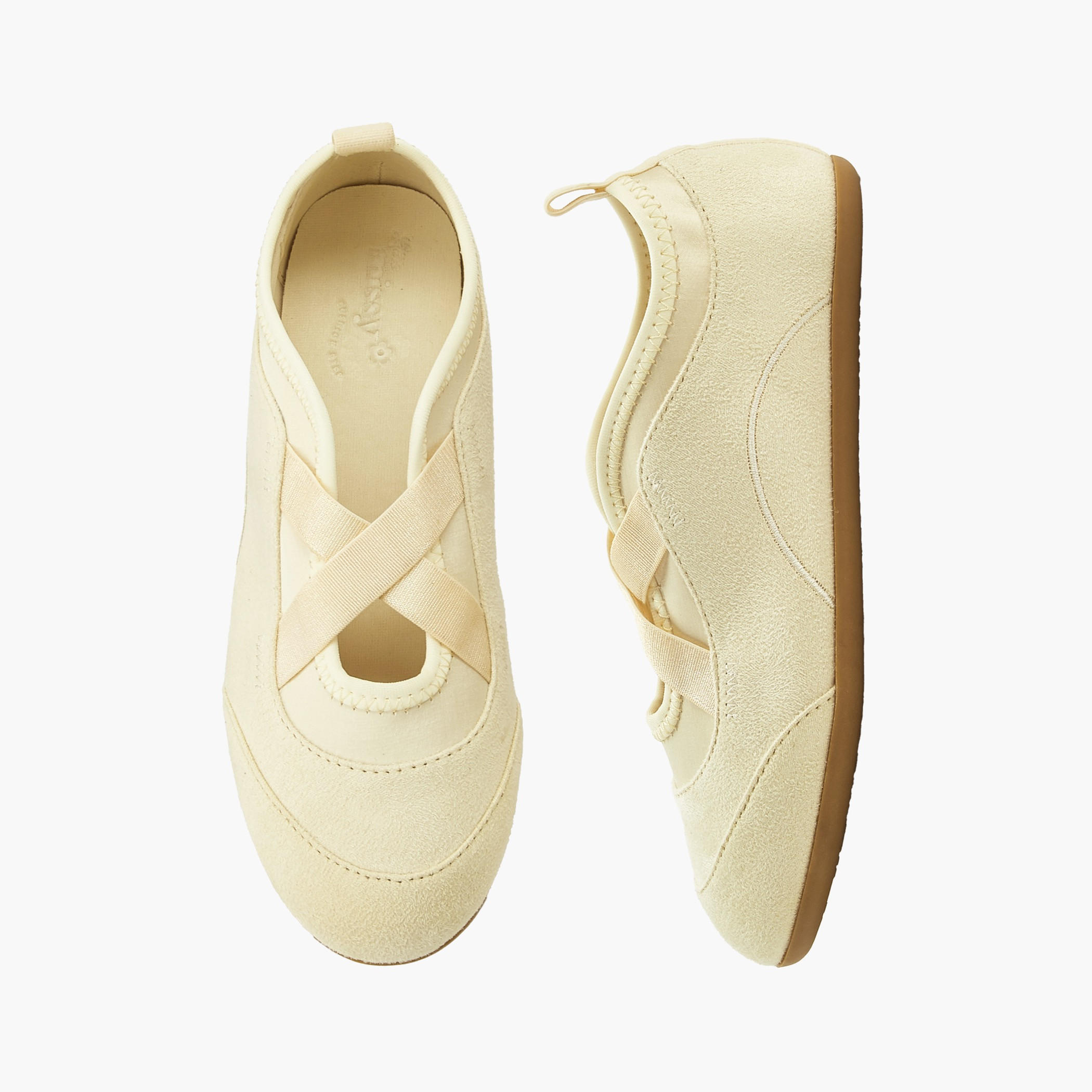 حذاء باليرينا بأحزمة متقاطعة للبنات من ليتل ميسي-girls-shoes-ballerinas-image-1