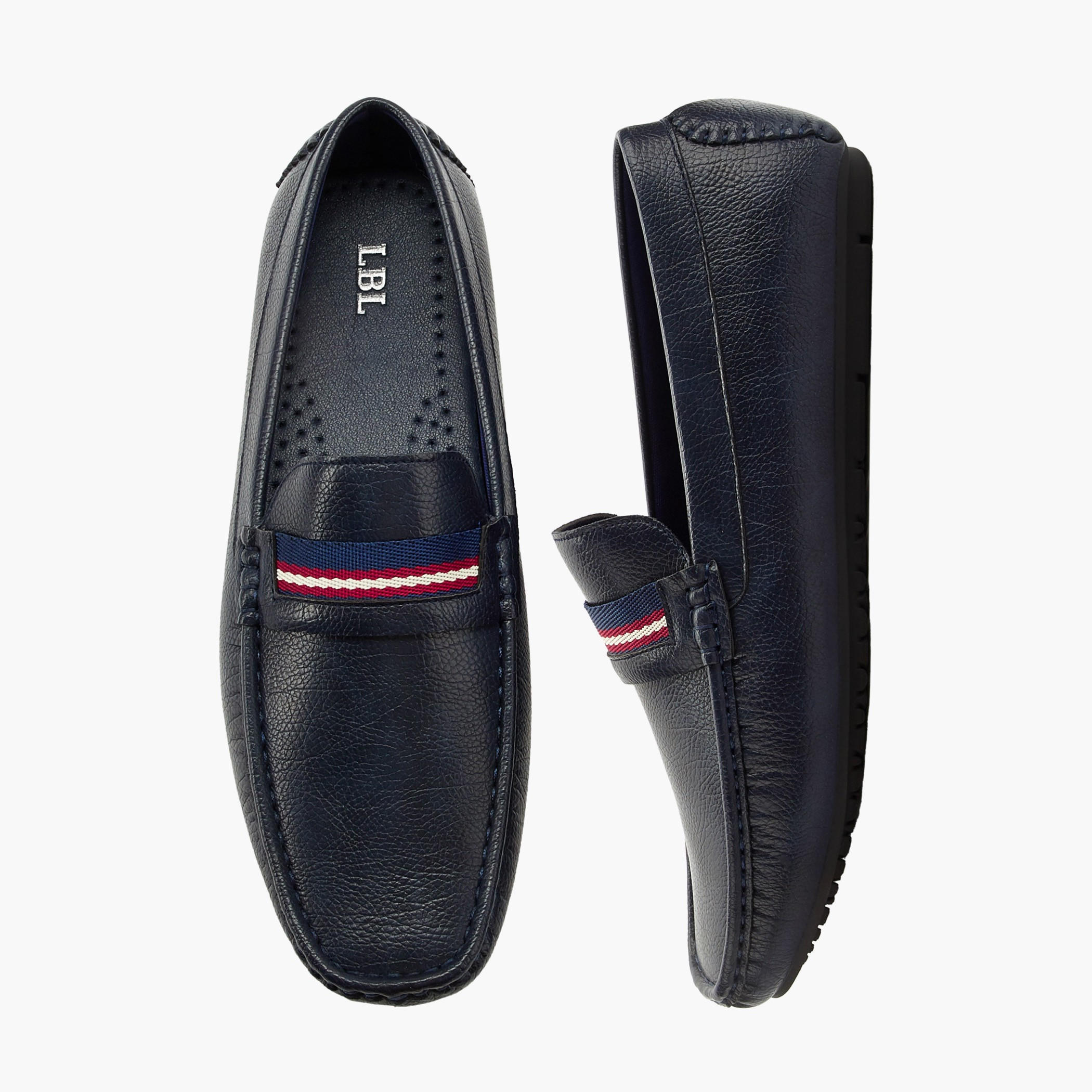 حذاء خفيف بارز الملمس للرجال من إل بي إل من شو إكسبريس-men-shoes-loafersandmoccasins-image-1