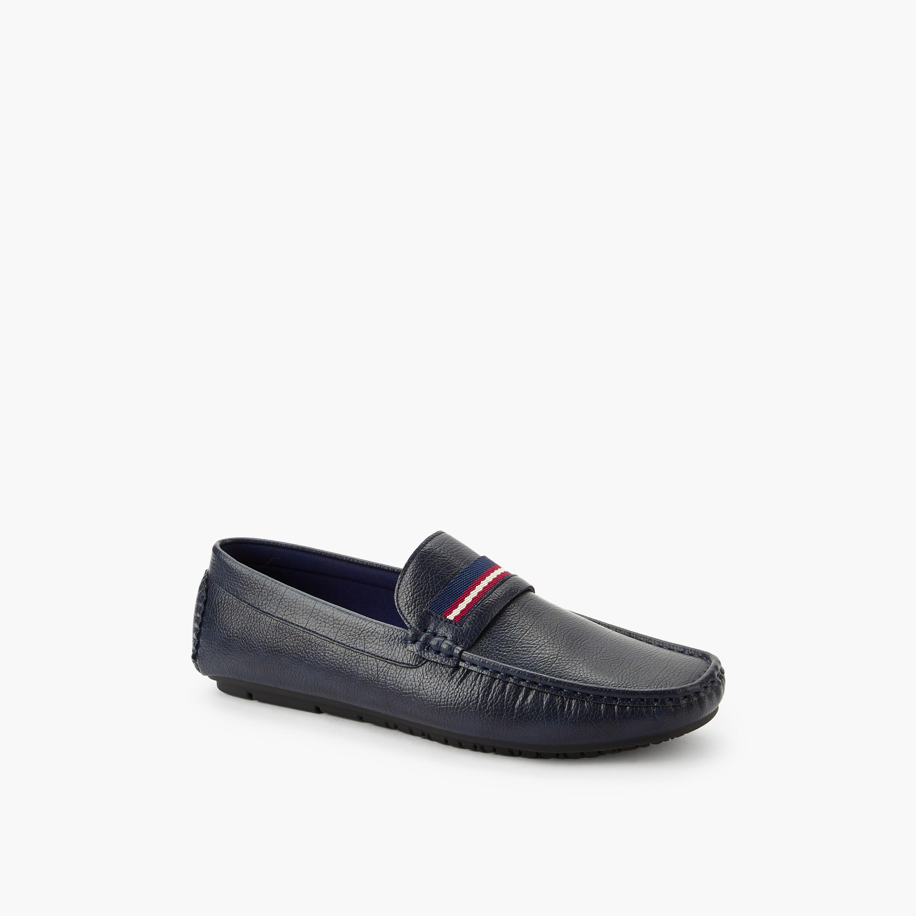 حذاء خفيف بارز الملمس للرجال من إل بي إل من شو إكسبريس-men-shoes-loafersandmoccasins-image-2