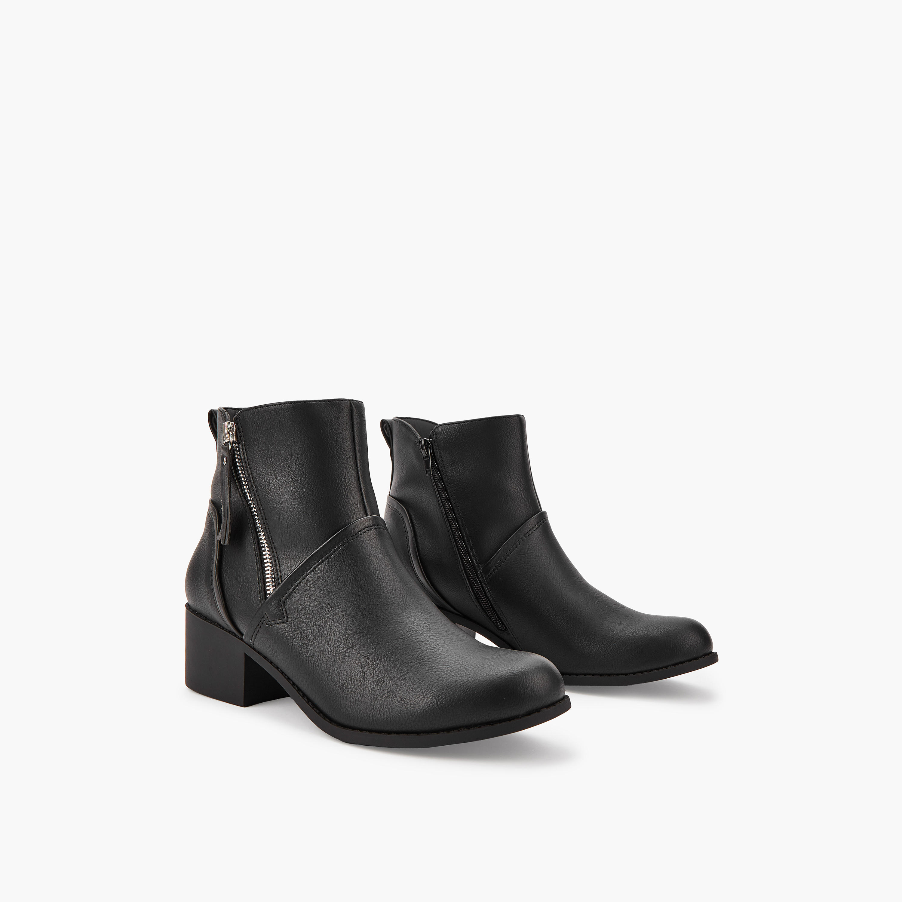 Flora Bella Women Block Heel Ankle Boots-women-shoes-boots-image-4