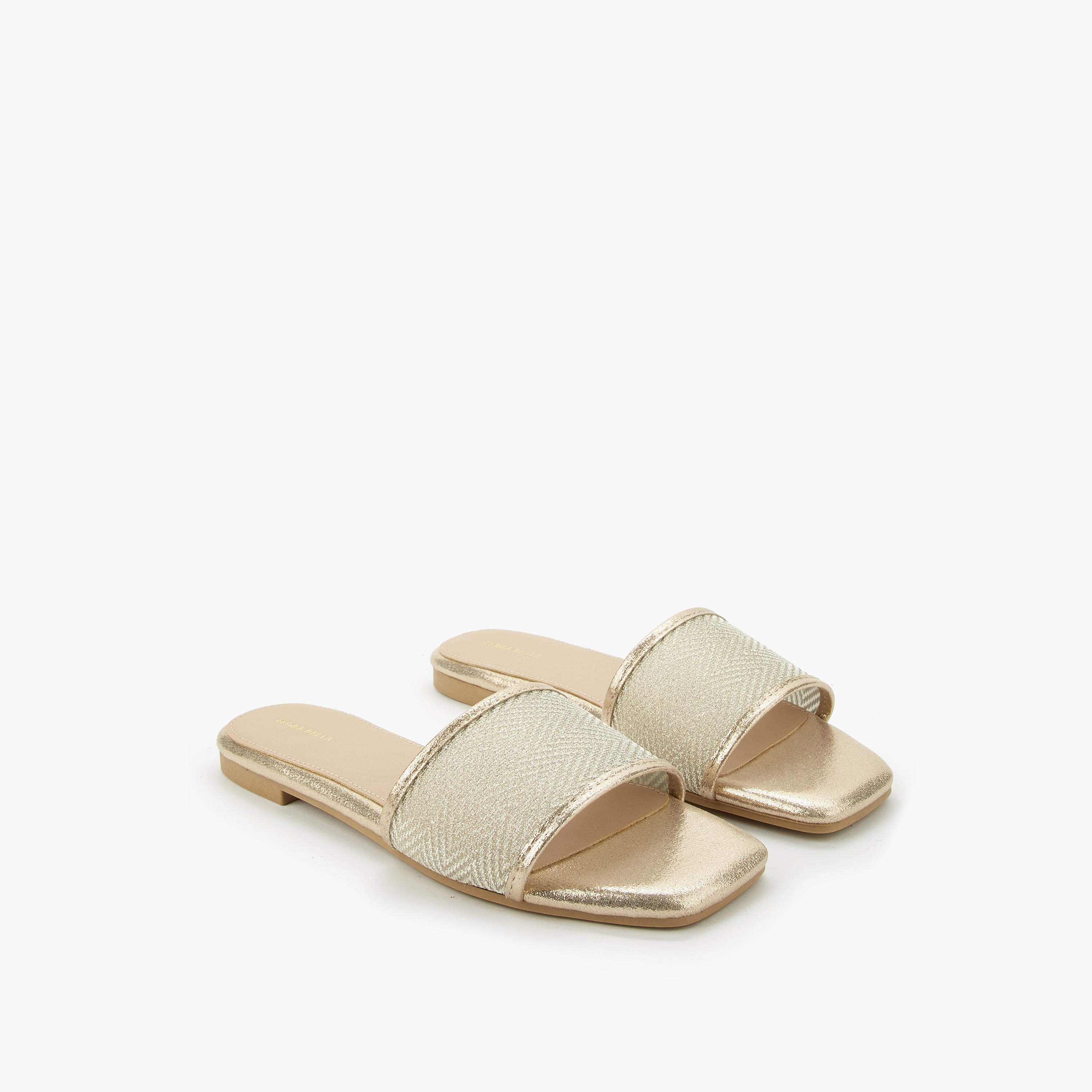 صندل مسطّح ميتالك للنساء من فلورا بيلا-women-shoes-flats-sandals-image-1