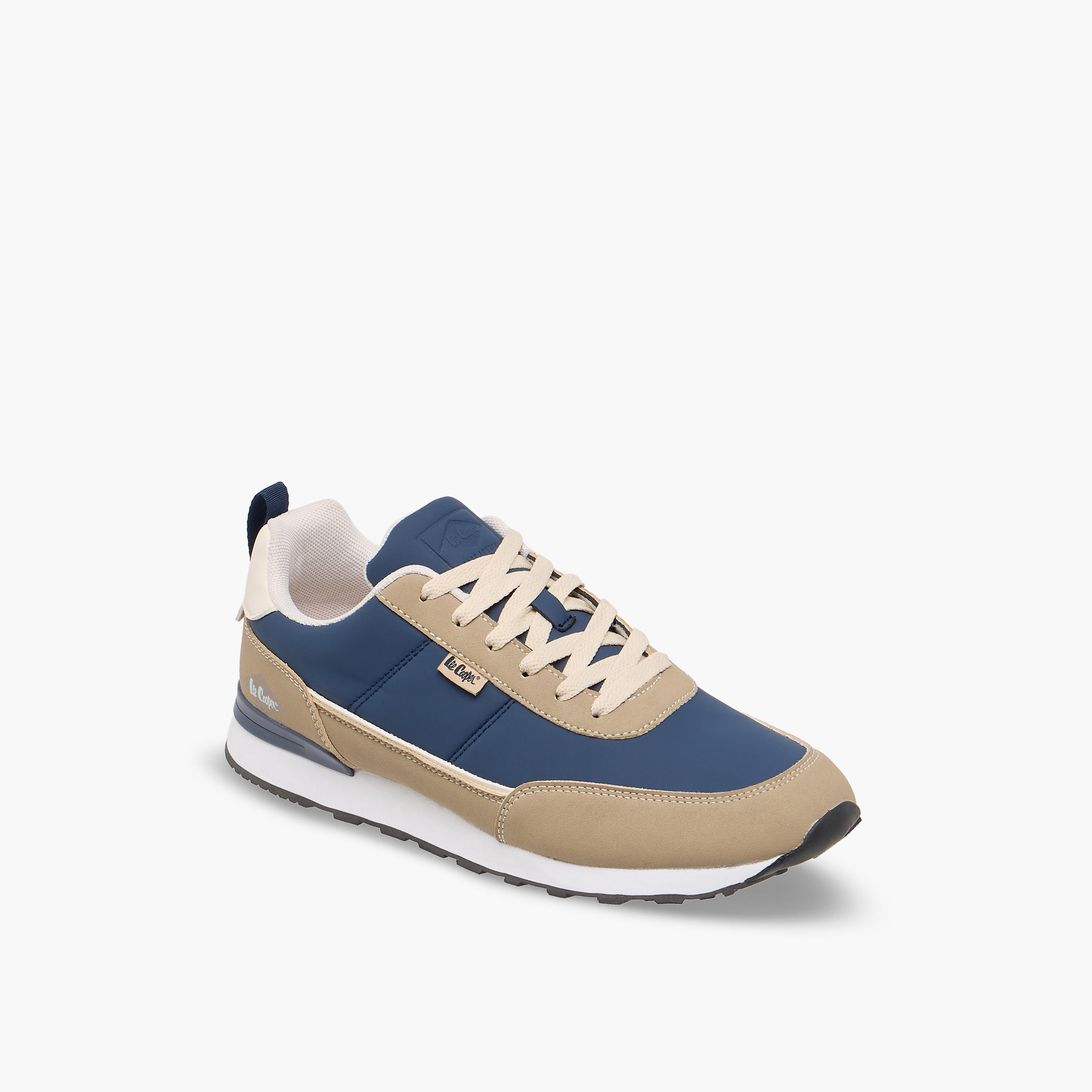 حذاء سنيكرز بقوالب ملونة ورباط إغلاق للرجال من لي كوبر-men-shoes-sneakers-image-2