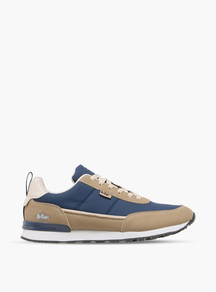 حذاء سنيكرز بقوالب ملونة ورباط إغلاق للرجال من لي كوبر-men-shoes-sneakers-image-3