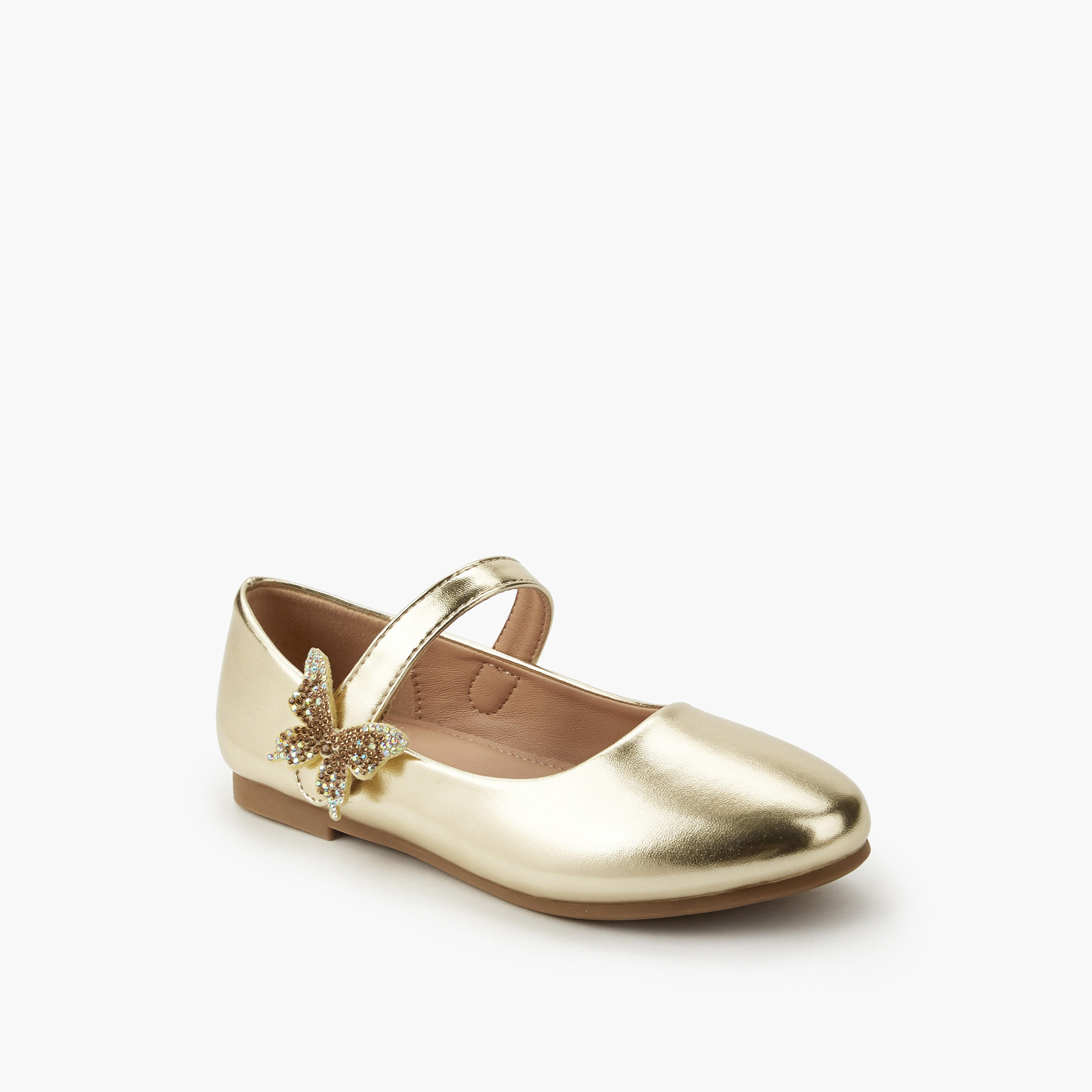 Flora Bella Girls Butterfly Accent Ballerina Shoes-girls-shoes-ballerinas-image-3