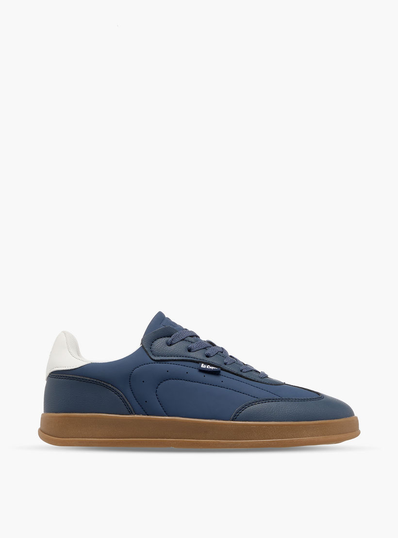 Lee Cooper Men Panelled Lace-Up Sneakers-men-shoes-sneakers-image-3