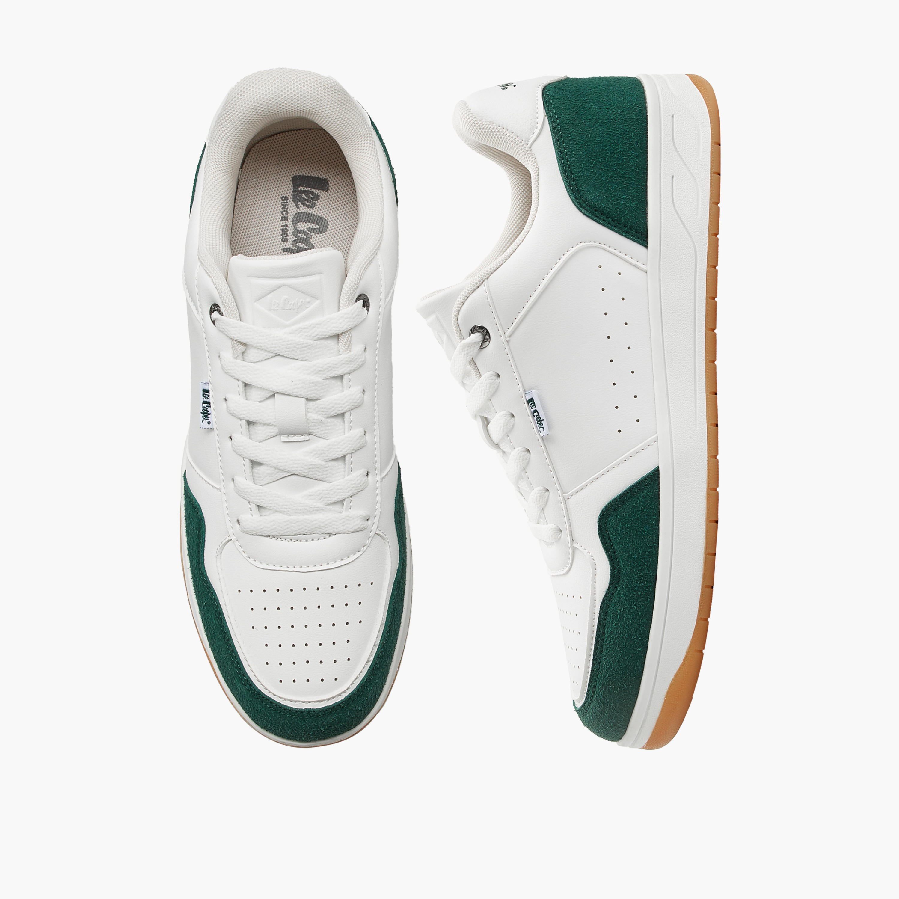 حذاء سنيكرز مثقّب برباط إغلاق وطول الكاحل للرجال من لي كوبر-men-shoes-sneakers-image-1