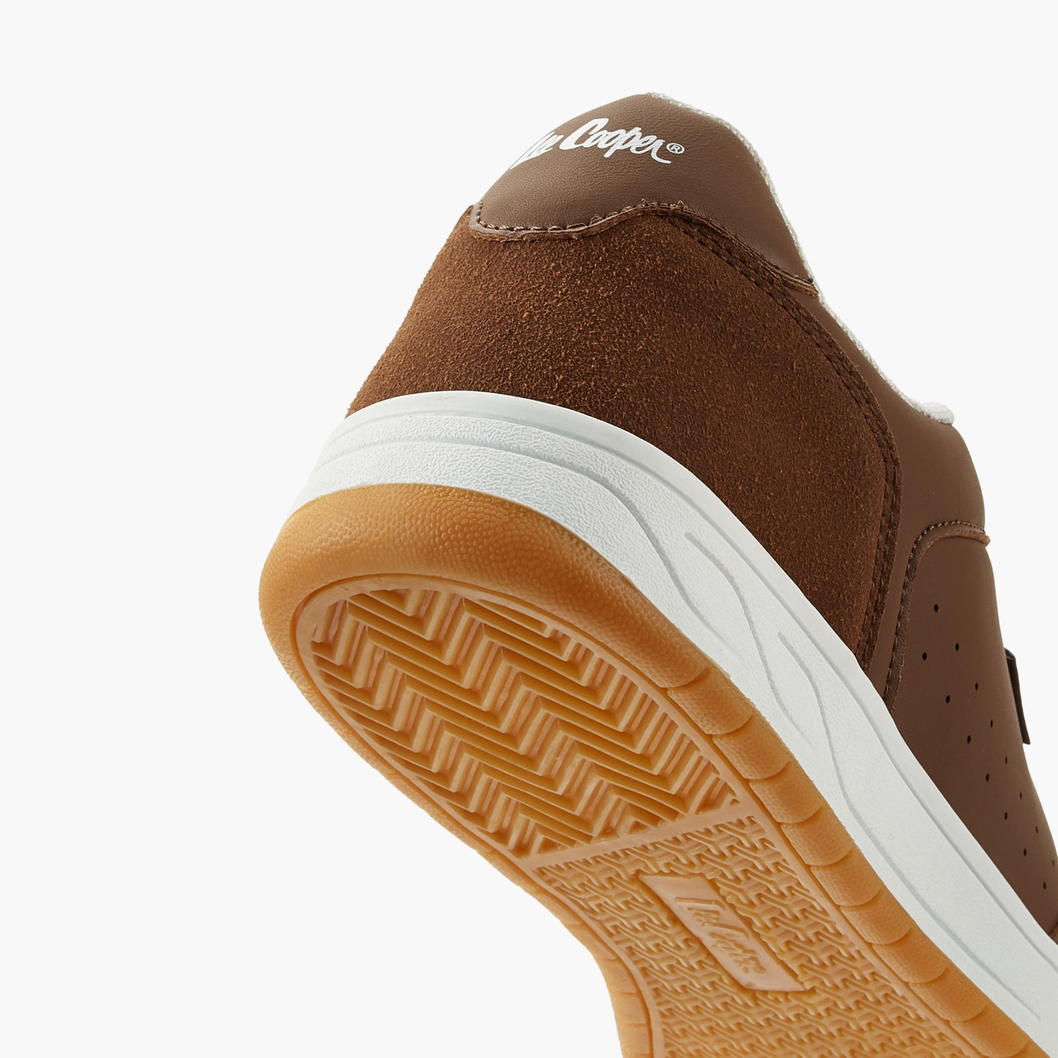 Lee Cooper Men Perforated Lace-Up Ankle Sneakers-men-shoes-sneakers-image-5