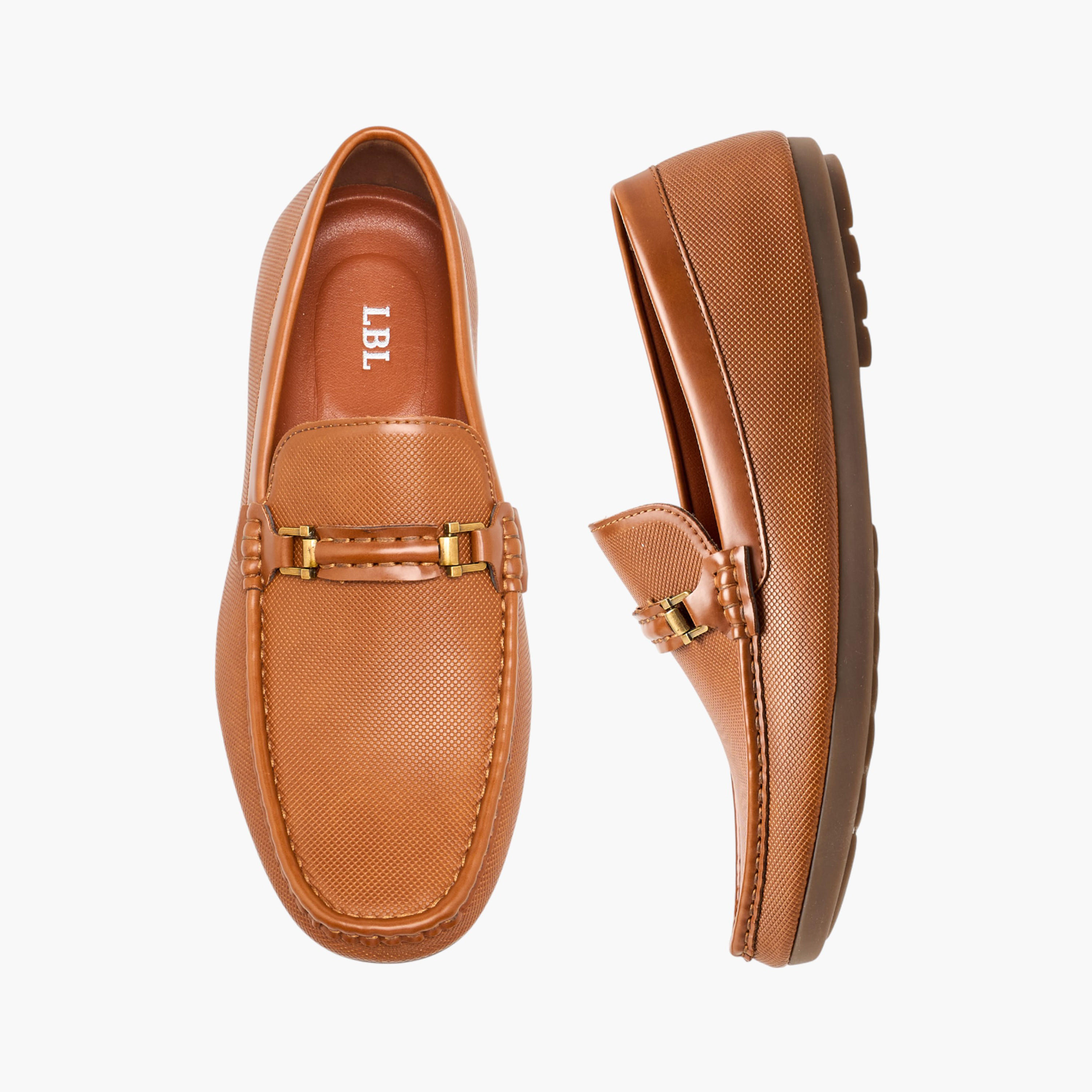 LBL by Shoexpress Men Textured Loafers-men-shoes-loafersandmoccasins-image-1