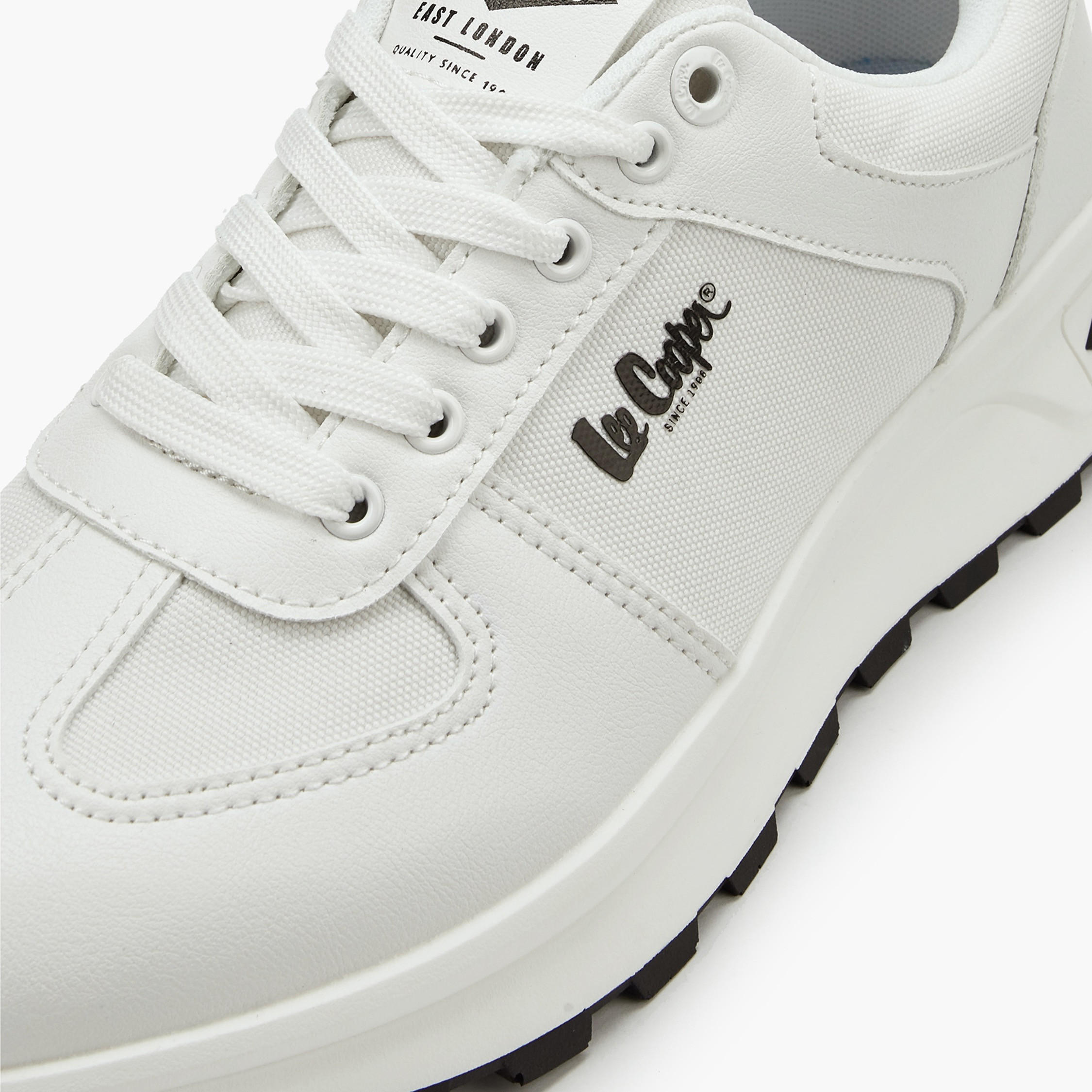 Lee Cooper Men's Panelled Lace-Up Ortholite Sneakers-men-shoes-sneakers-image-4