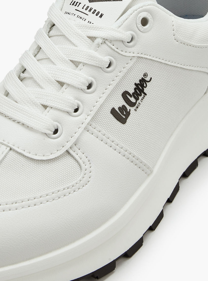 Lee Cooper Men's Panelled Lace-Up Ortholite Sneakers-men-shoes-sneakers-image-4
