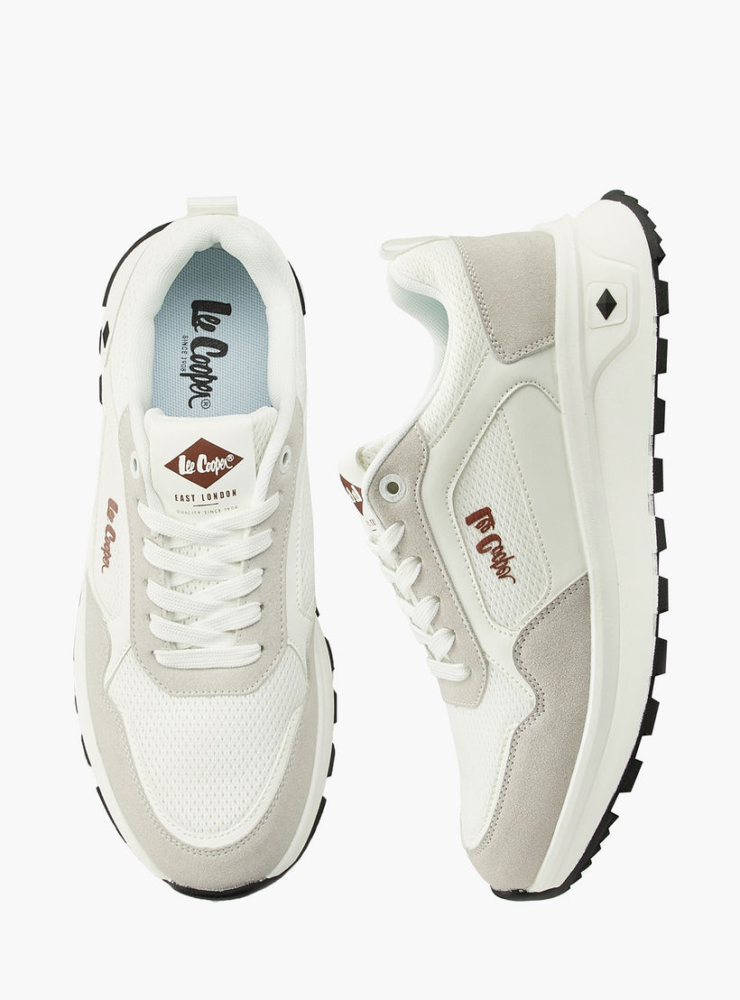 Lee Cooper Men's Panelled Lace-Up Ortholite Sneakers-men-shoes-sneakers-image-1