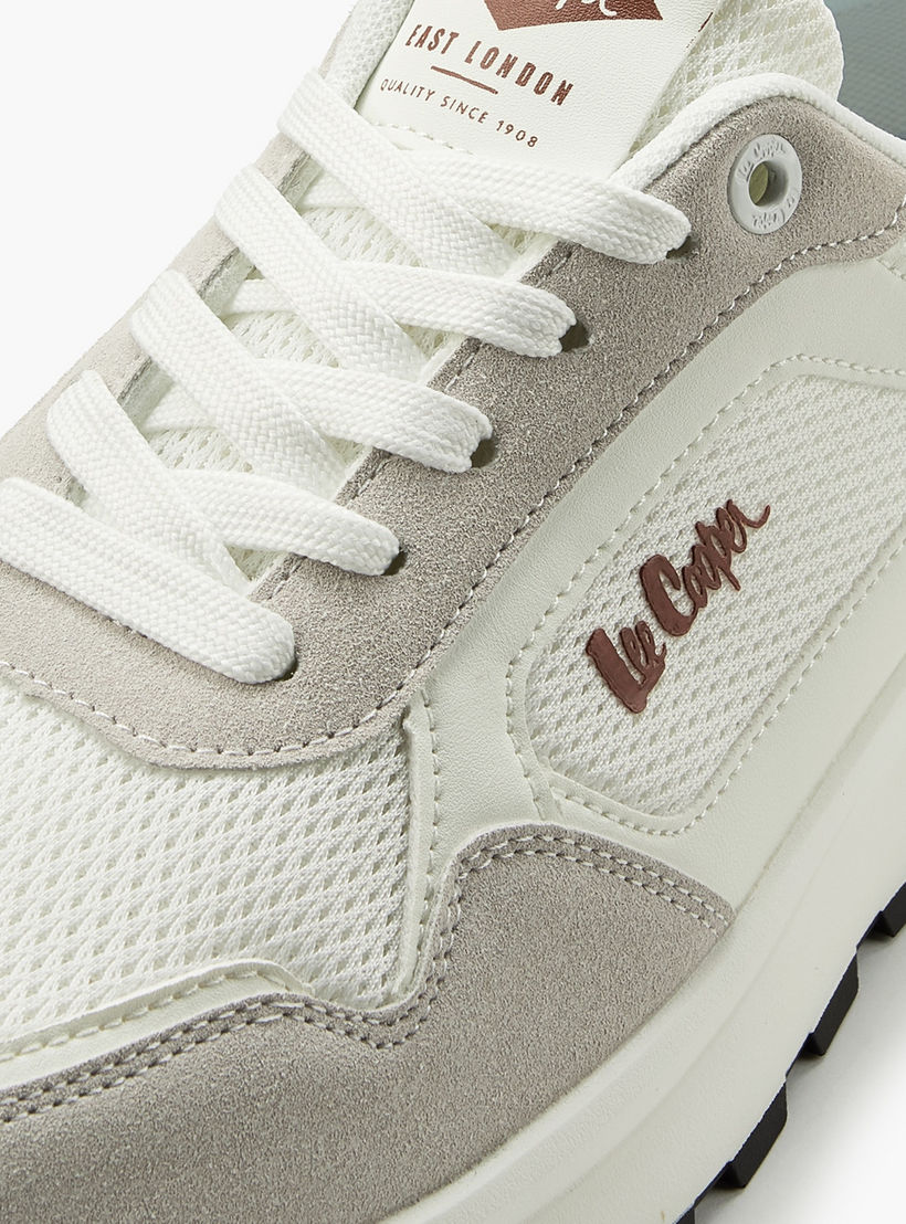 Lee Cooper Men's Panelled Lace-Up Ortholite Sneakers-men-shoes-sneakers-image-4