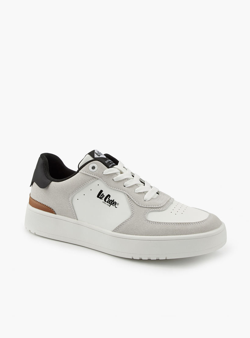 Lee Cooper Men's Panelled Lace-Up Ortholite Sneakers-men-shoes-sneakers-image-3