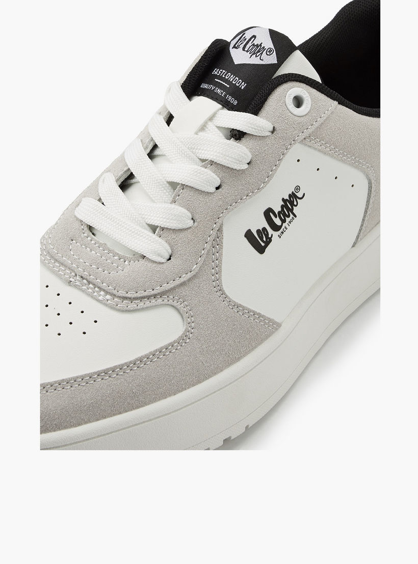 Lee Cooper Men's Panelled Lace-Up Ortholite Sneakers-men-shoes-sneakers-image-4