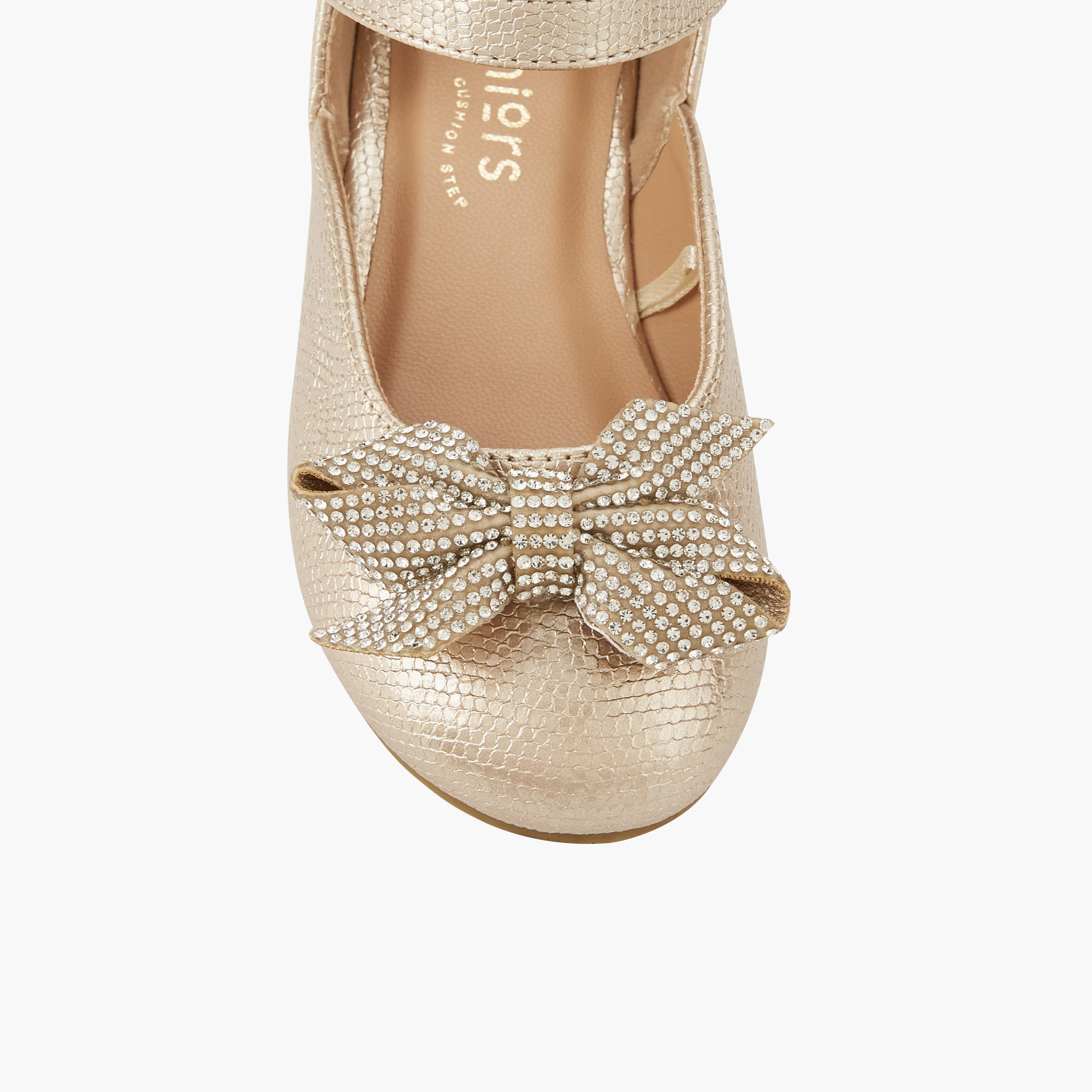 حذاء باليرينا بشريط إغلاق لاصق للبنات من جونيورز-girls-shoes-ballerinas-image-4