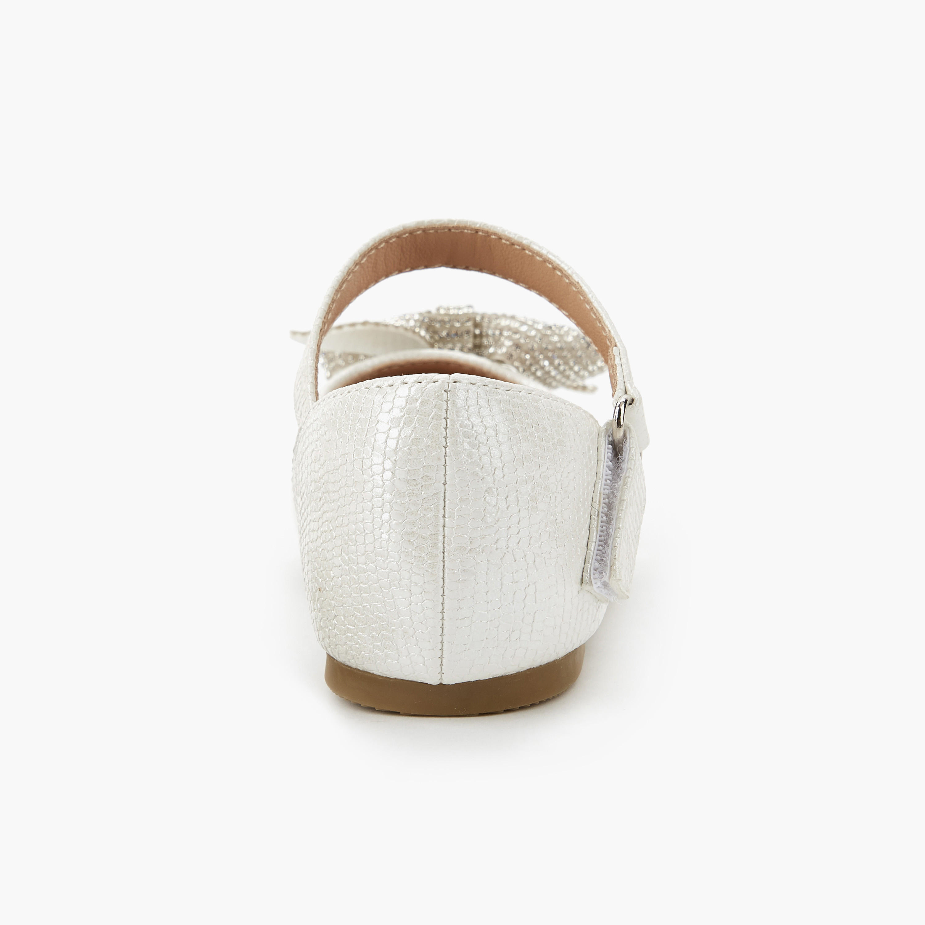 حذاء باليرينا بشريط إغلاق لاصق للبنات من جونيورز-girls-shoes-ballerinas-image-5