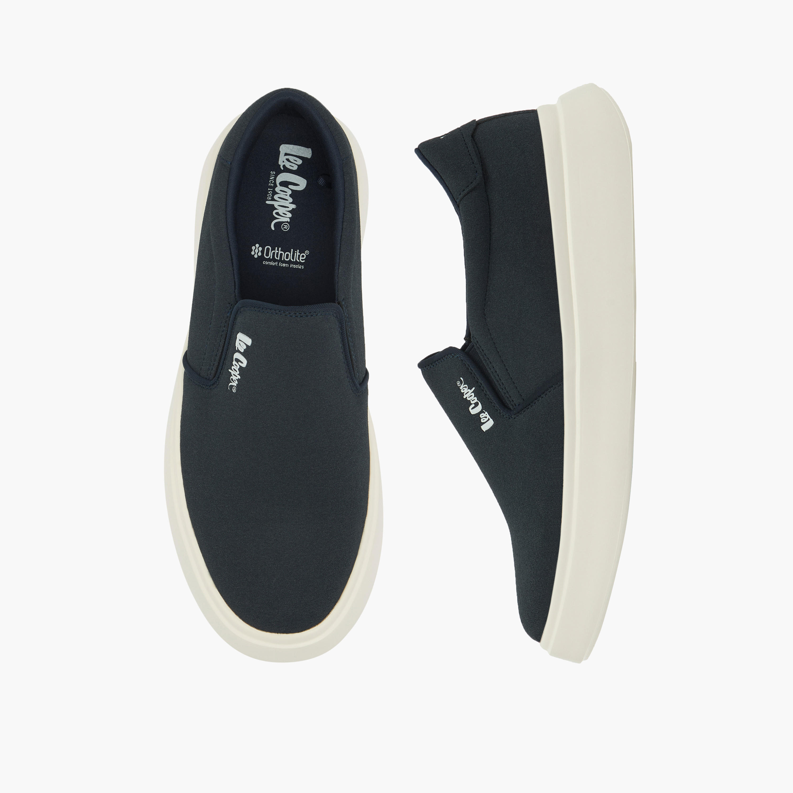 Lee Cooper Men Logo Slip-On Loafers-men-shoes-loafersandmoccasins-image-1