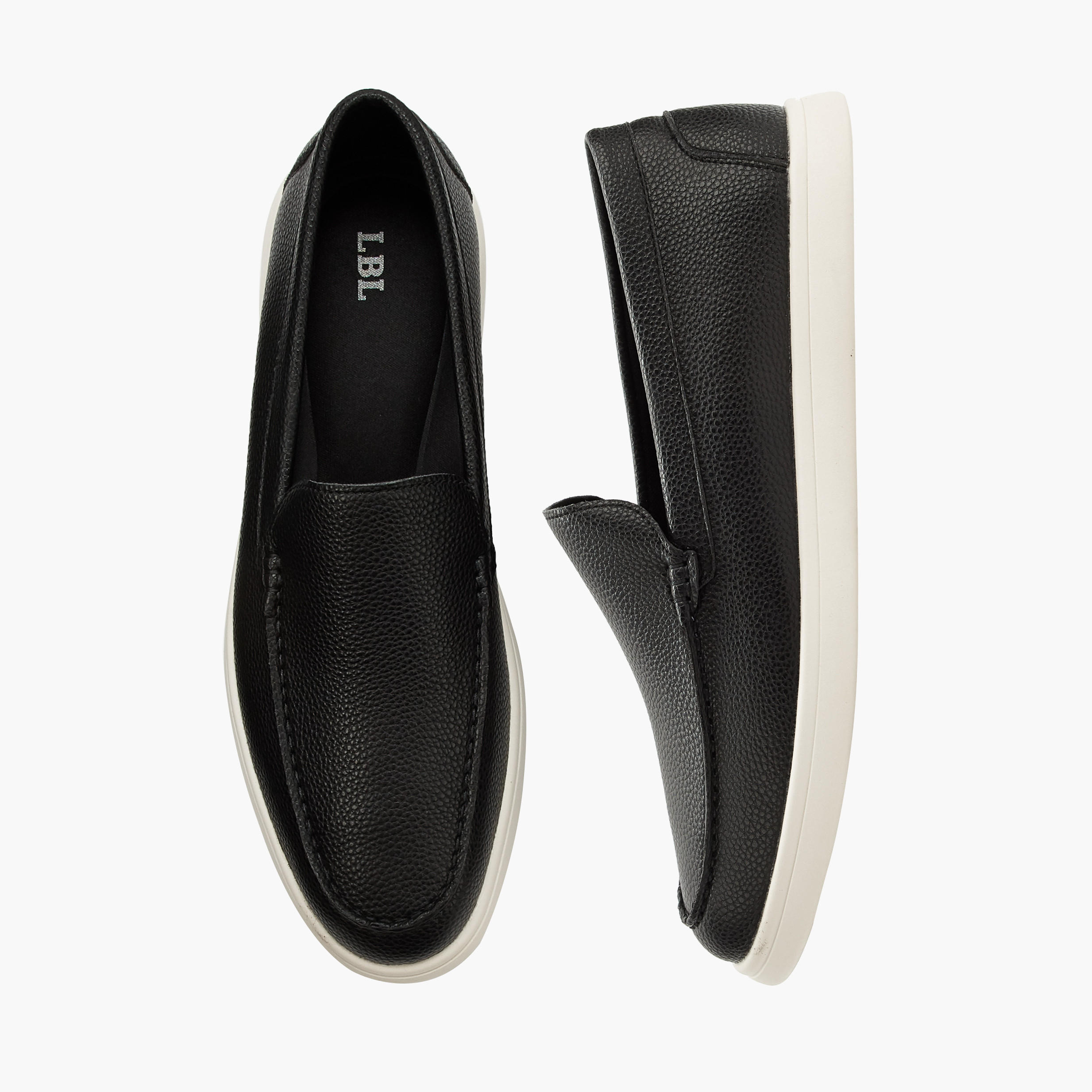 حذاء سهل الارتداء بارز الملمس للرجال من إل بي إل من شو إكسبرس-men-shoes-loafersandmoccasins-image-1