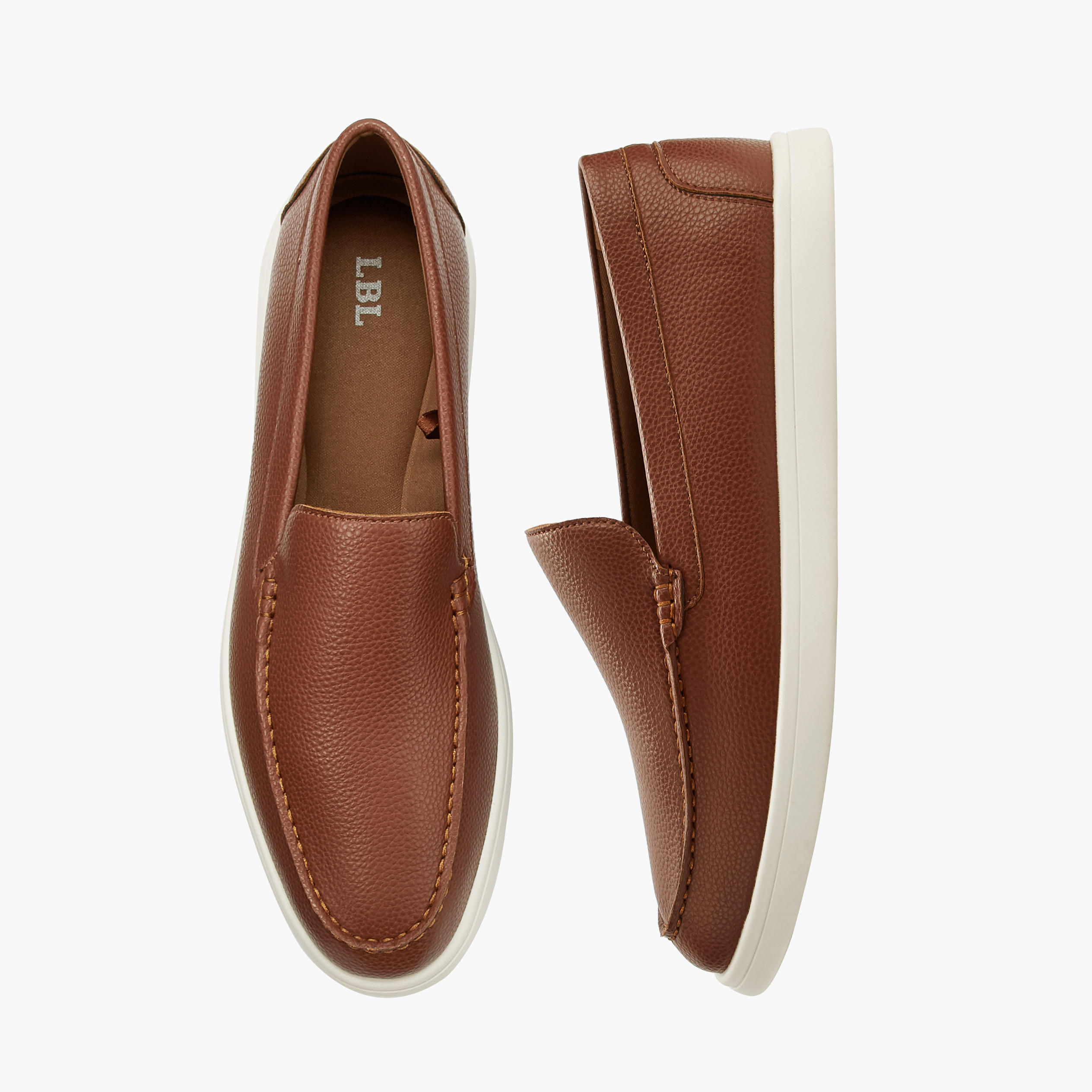 حذاء سهل الارتداء بارز الملمس للرجال من إل بي إل من شو إكسبرس-men-shoes-loafersandmoccasins-image-1