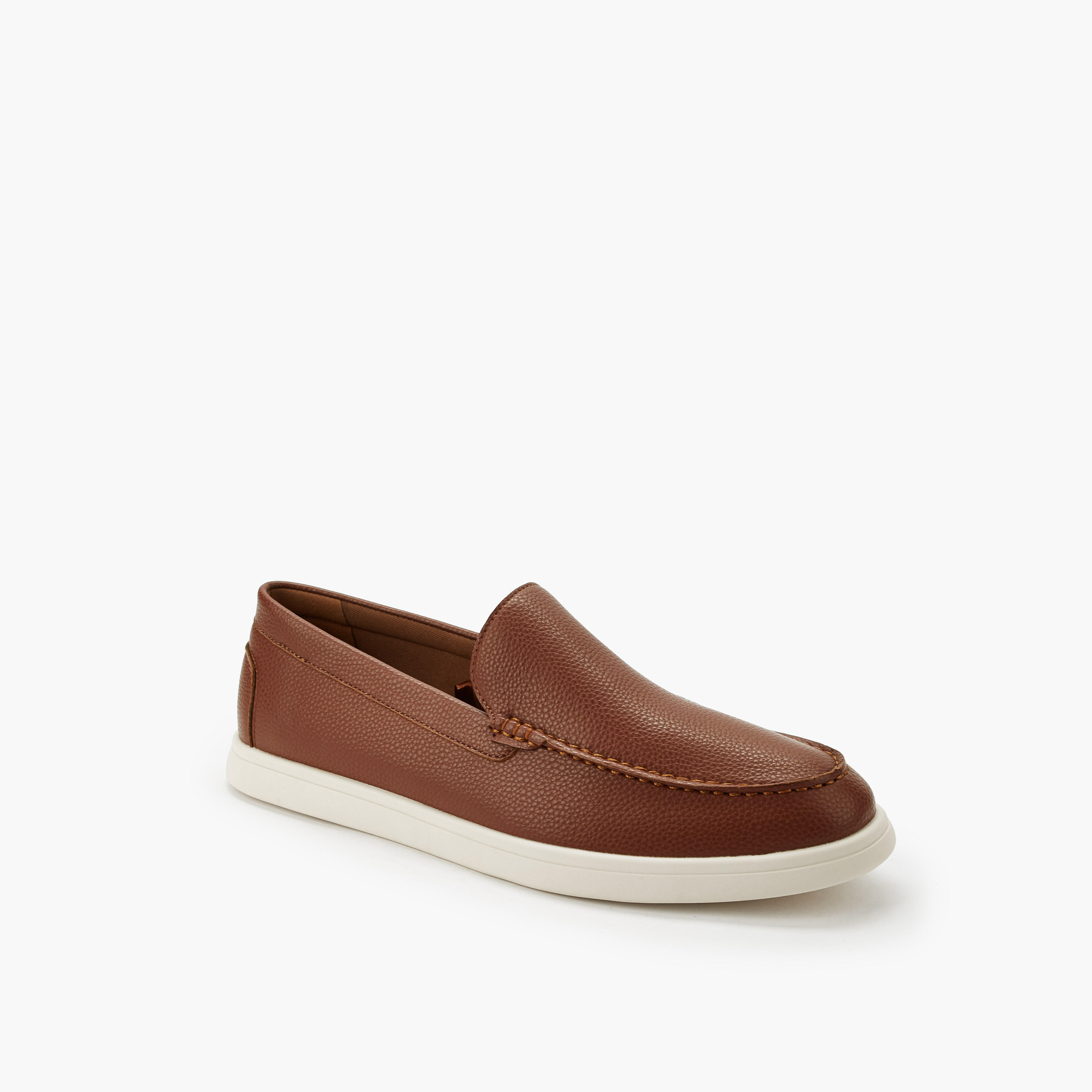 حذاء سهل الارتداء بارز الملمس للرجال من إل بي إل من شو إكسبرس-men-shoes-loafersandmoccasins-image-2