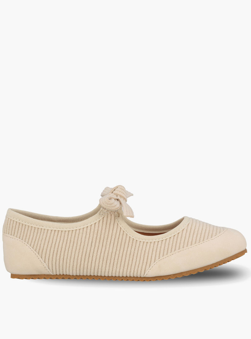 حذاء ماري جين بارز الملمس للفتيات من ليتل ميسي-girls-shoes-ballerinas-image-3